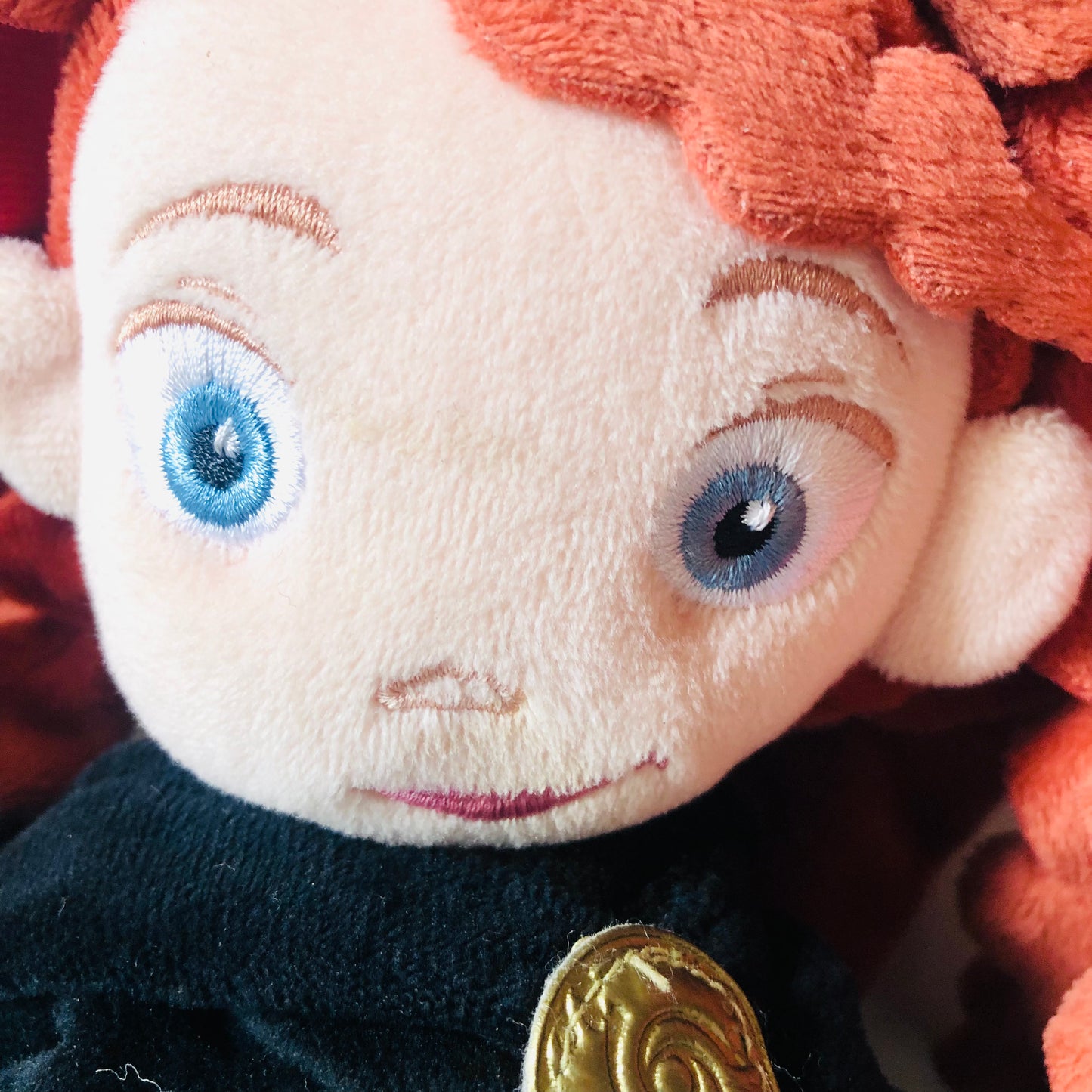 Disney Store Brave Princess Merida Plush Doll Toy 20" Redhead Dress Cape