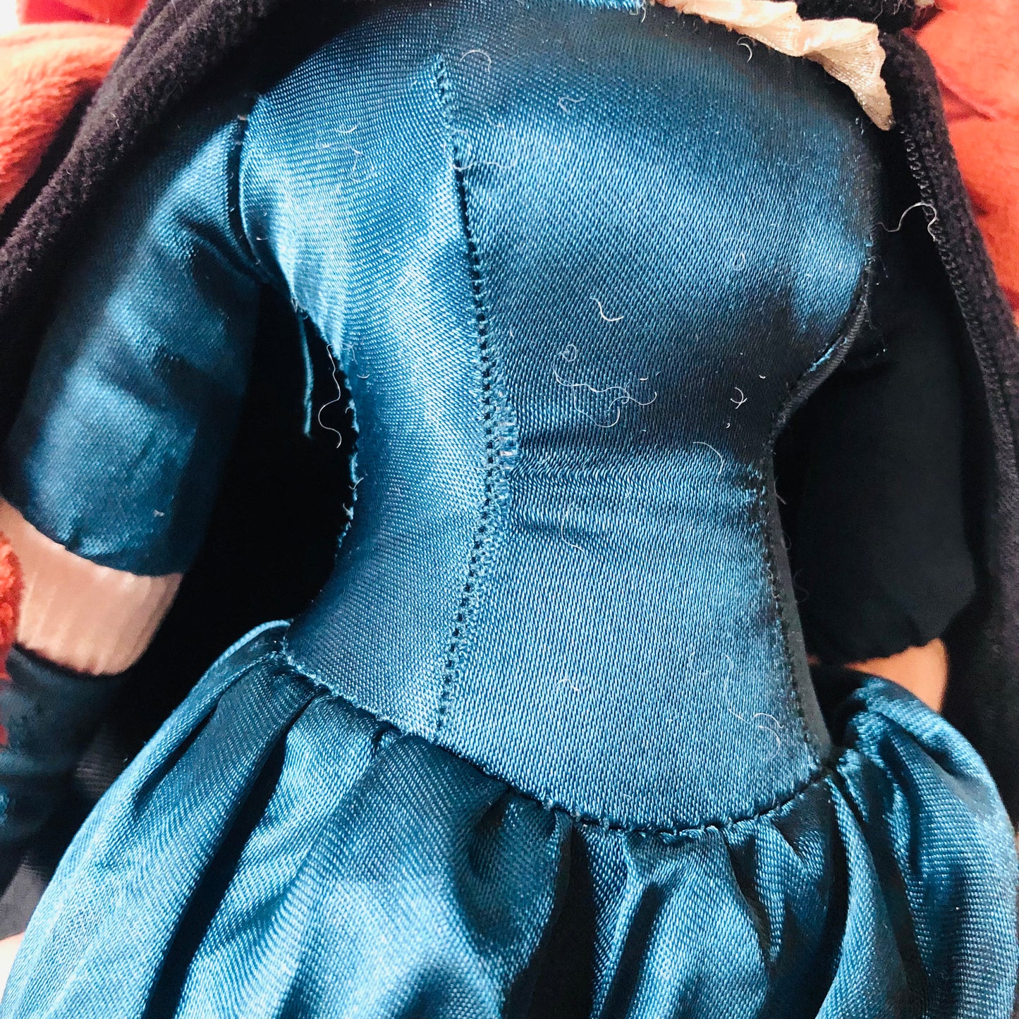 Disney Store Brave Princess Merida Plush Doll Toy 20" Redhead Dress Cape