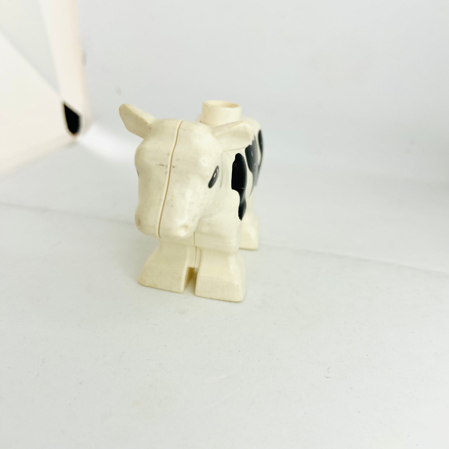 Vintage Set of 2 Duplo Lego Cow & Calf Farm Animal Figures (6679c01pb01 & 6673c01pb01) Rare 1990s