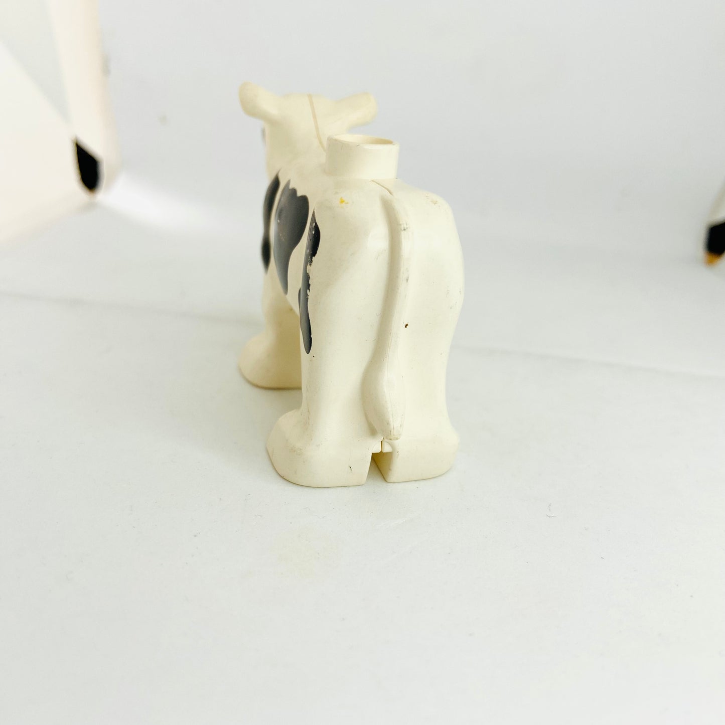 Vintage Set of 2 Duplo Lego Cow & Calf Farm Animal Figures (6679c01pb01 & 6673c01pb01) Rare 1990s