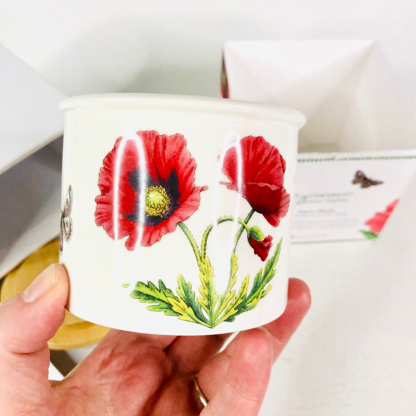 Portmeirion Botanic Garden Papaver Rhoeas Poppy Scented Coconut Wax Candle NEW