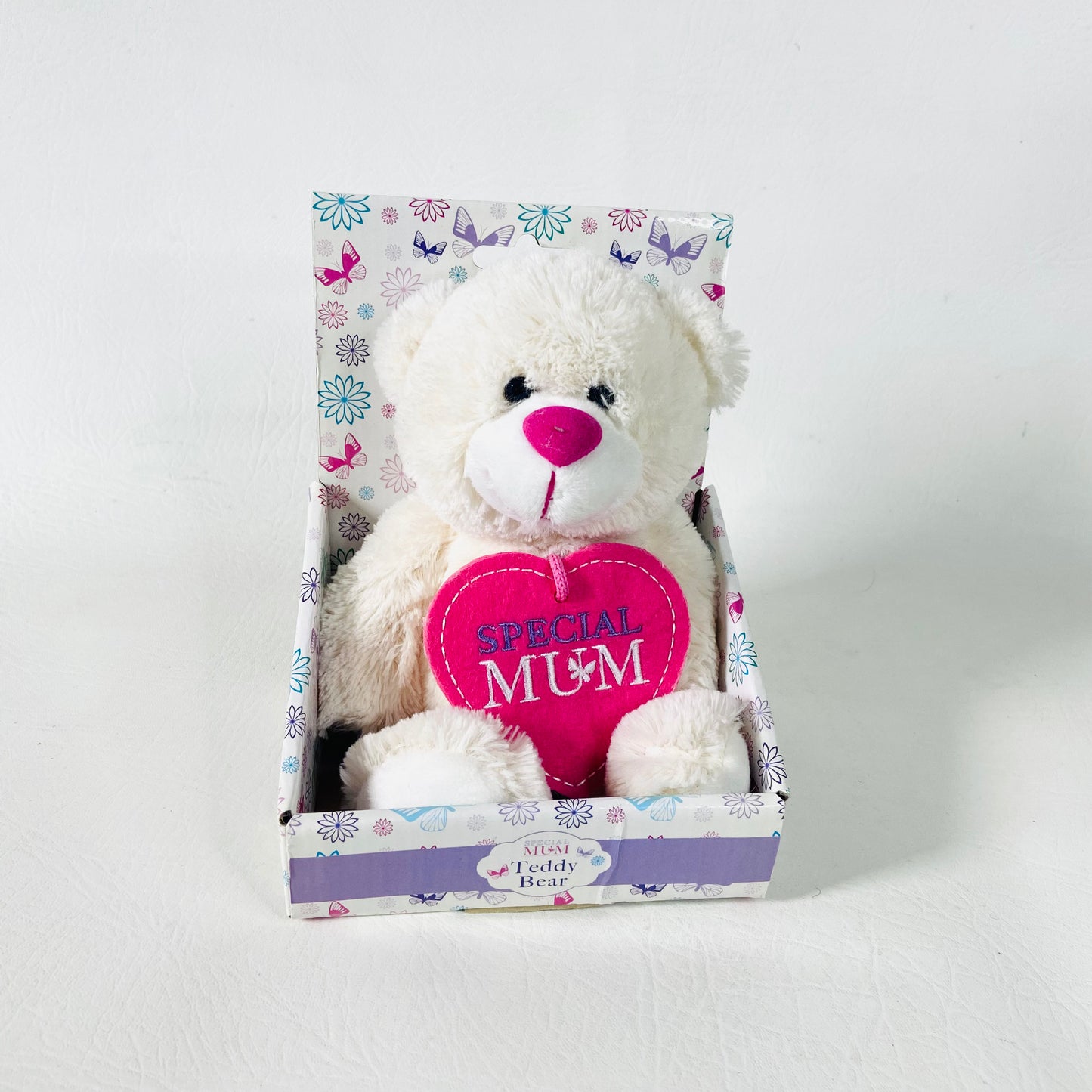 Special Mum | Cute Little Cuddly Cream / White 6" Bear | NEW in Box