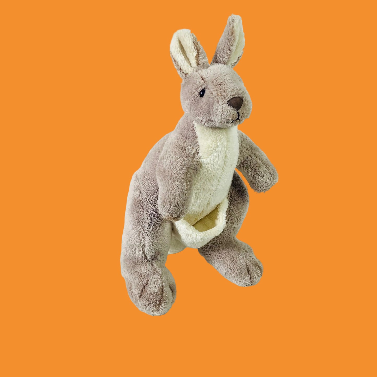Dinki Di Mates | 12" Australian Kangaroo | Light Brown | Soft Toy Plush