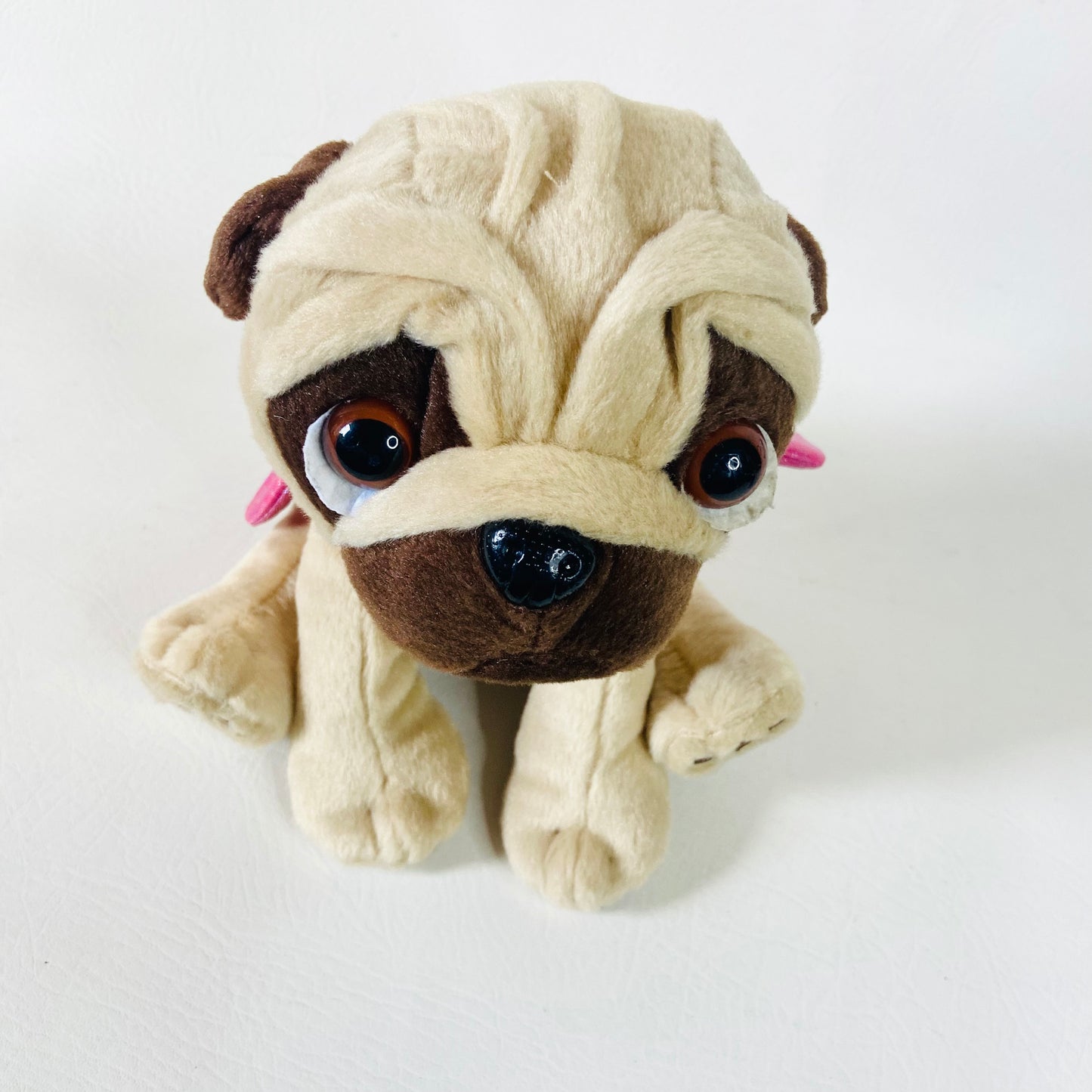 Keel Toys | Love Pugsley | Pug Dog Puppy With Pink Fairy Wings | 20cm 8"