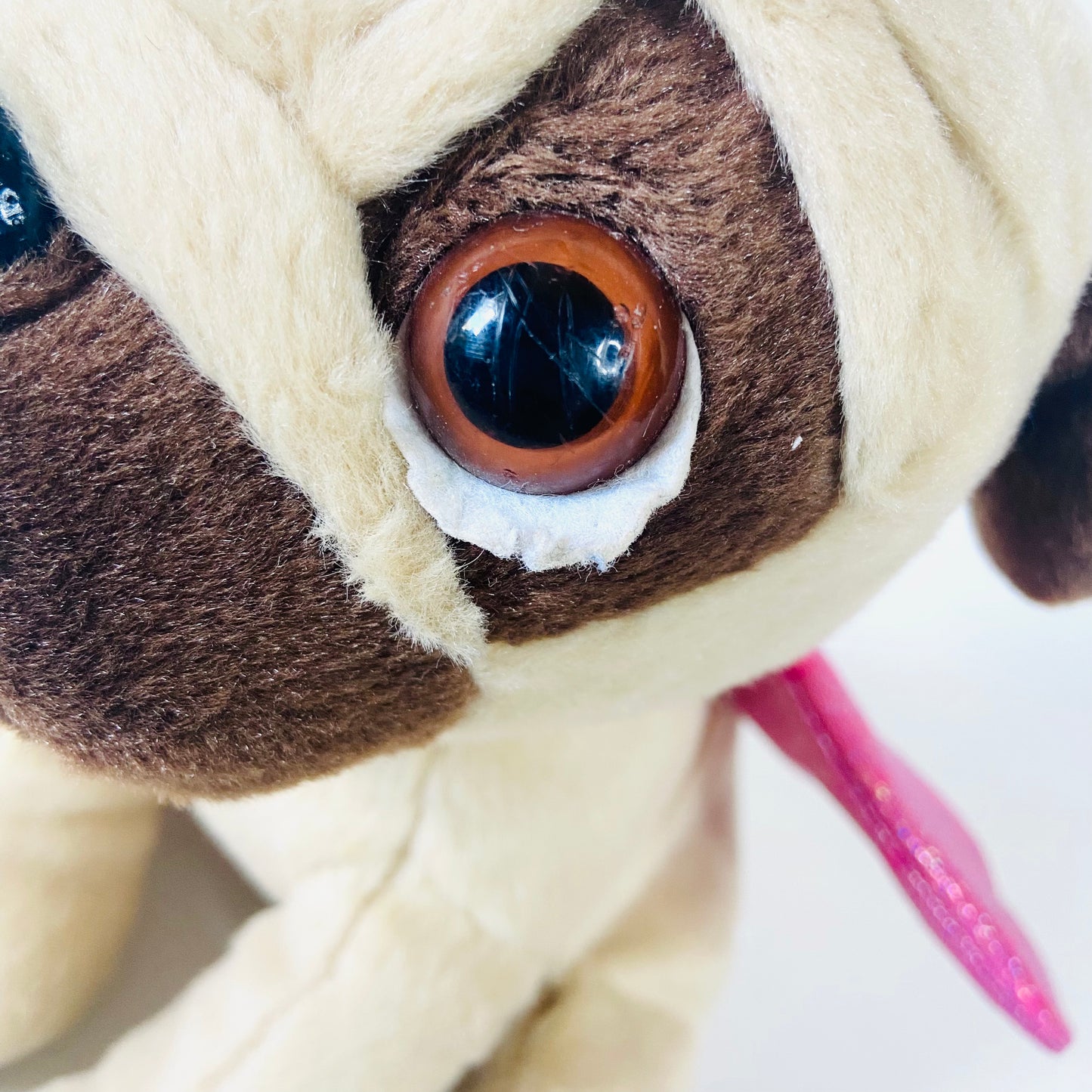 Keel Toys | Love Pugsley | Pug Dog Puppy With Pink Fairy Wings | 20cm 8"