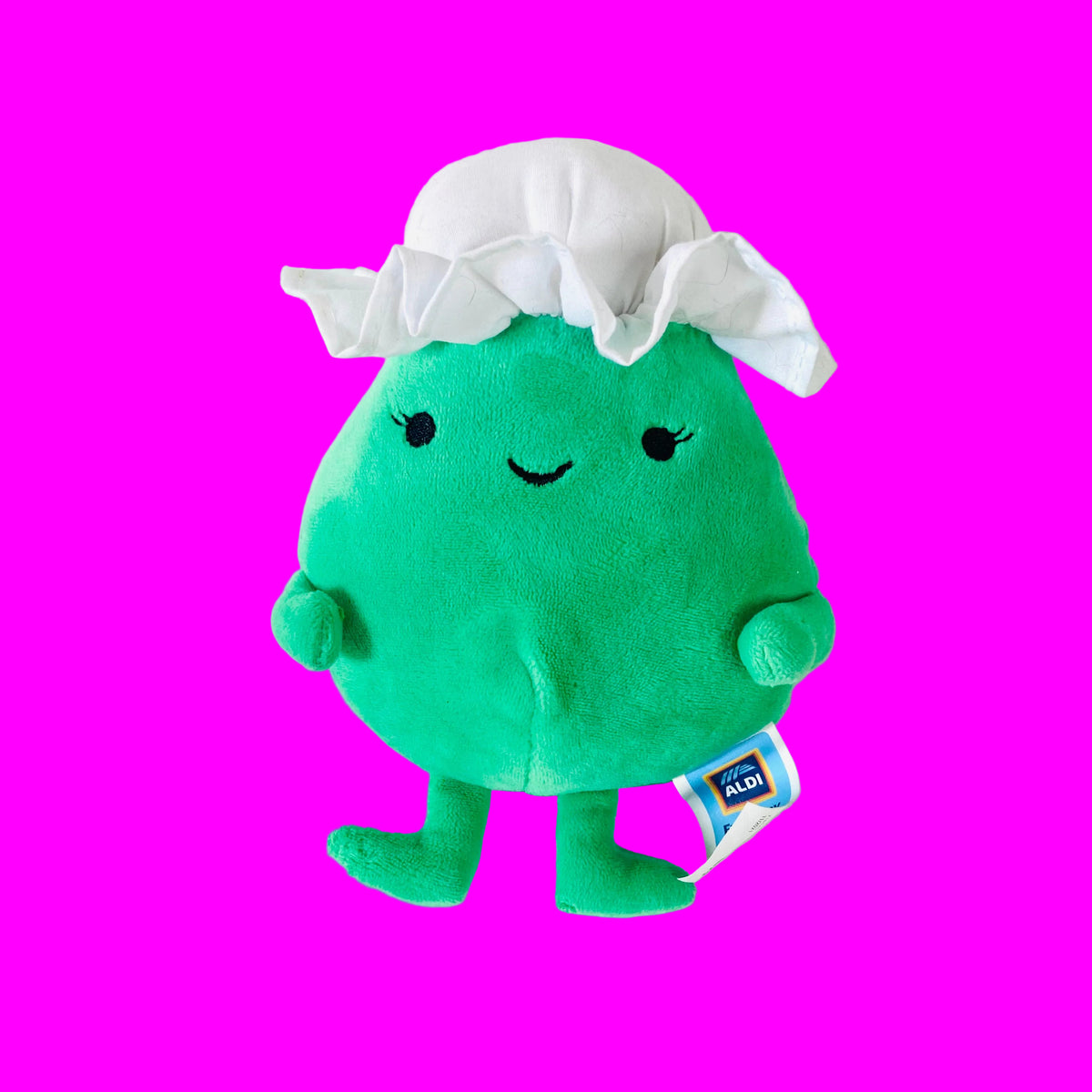 Aldi | "Peas" Female Plush Soft Toys | 15cm / 6" | Kevin the Carrot Dickensian Christmas |  2021