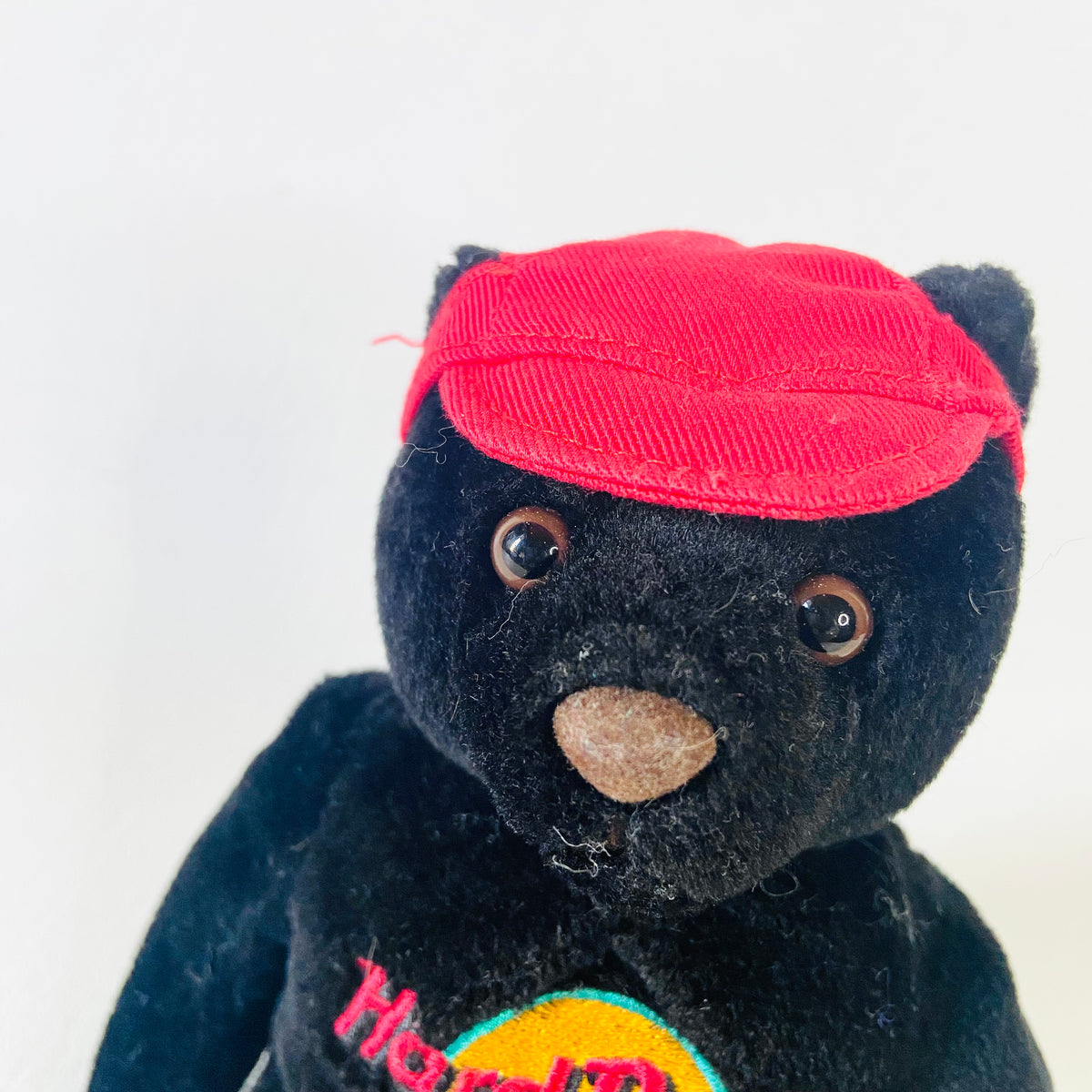 Hard Rock Cafe | Nassau Bahamas | All Is One Collectible Charlie Beara | Black Beanie Bear | 8" 20cm | Y2K