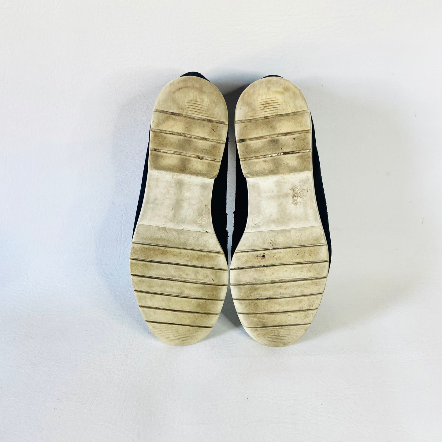 Kurt Geiger | Black Suede Leather | Tassel Loafers Flat Shoes | Size 6 (39) | Work Casual