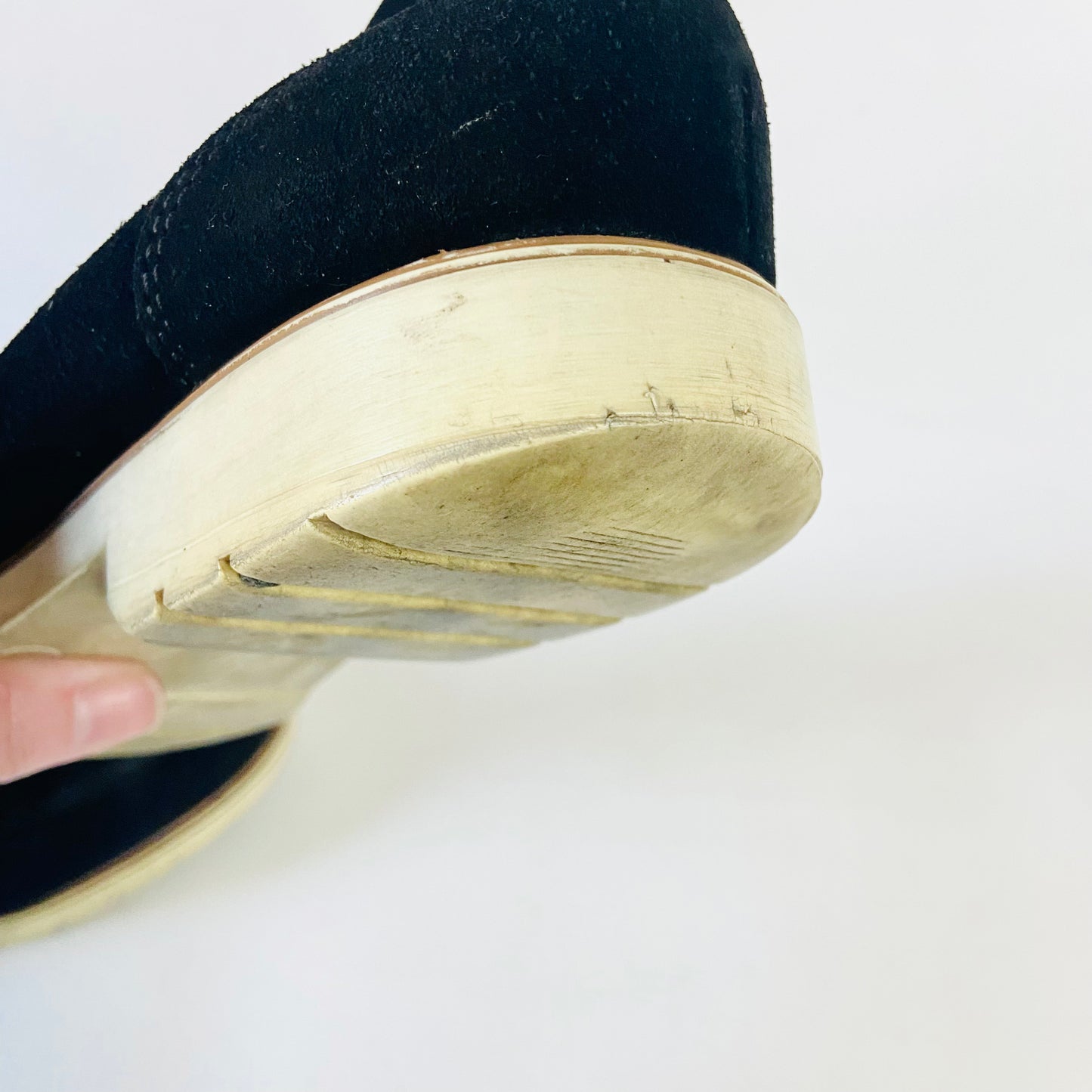 Kurt Geiger | Black Suede Leather | Tassel Loafers Flat Shoes | Size 6 (39) | Work Casual