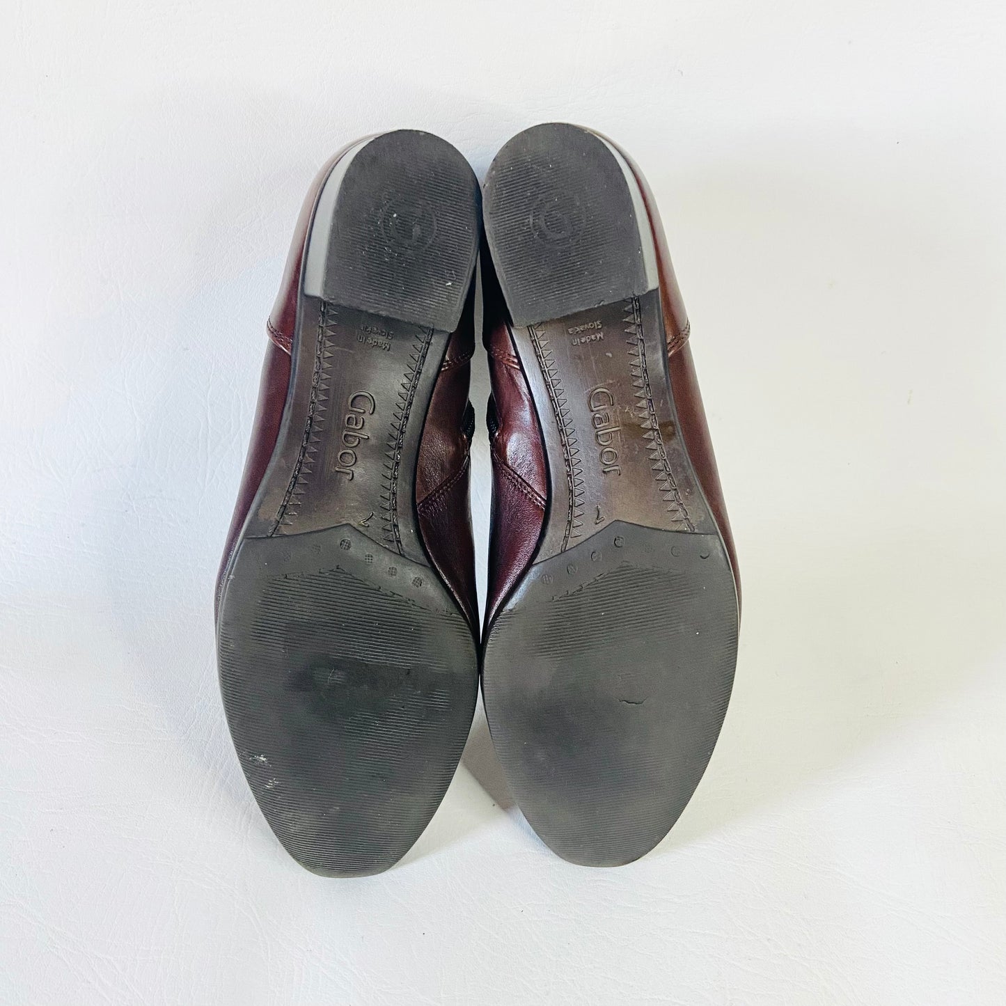 Gabor | Chocolate Brown | Soft Leather Low Heel Ankle Chelsea Boot | Size UK 7