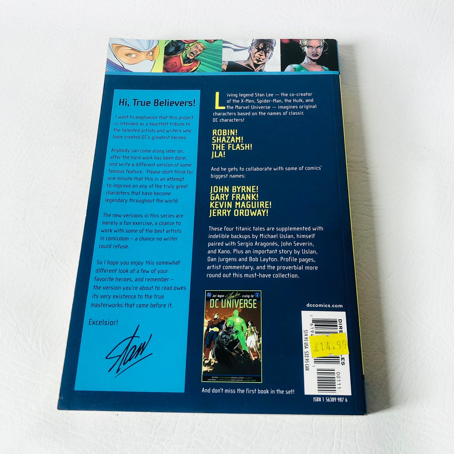 DC Comics Stan Lee Just Imagine Creating The DC Universe: Book 2 Paperback Graphic Novel 2003
