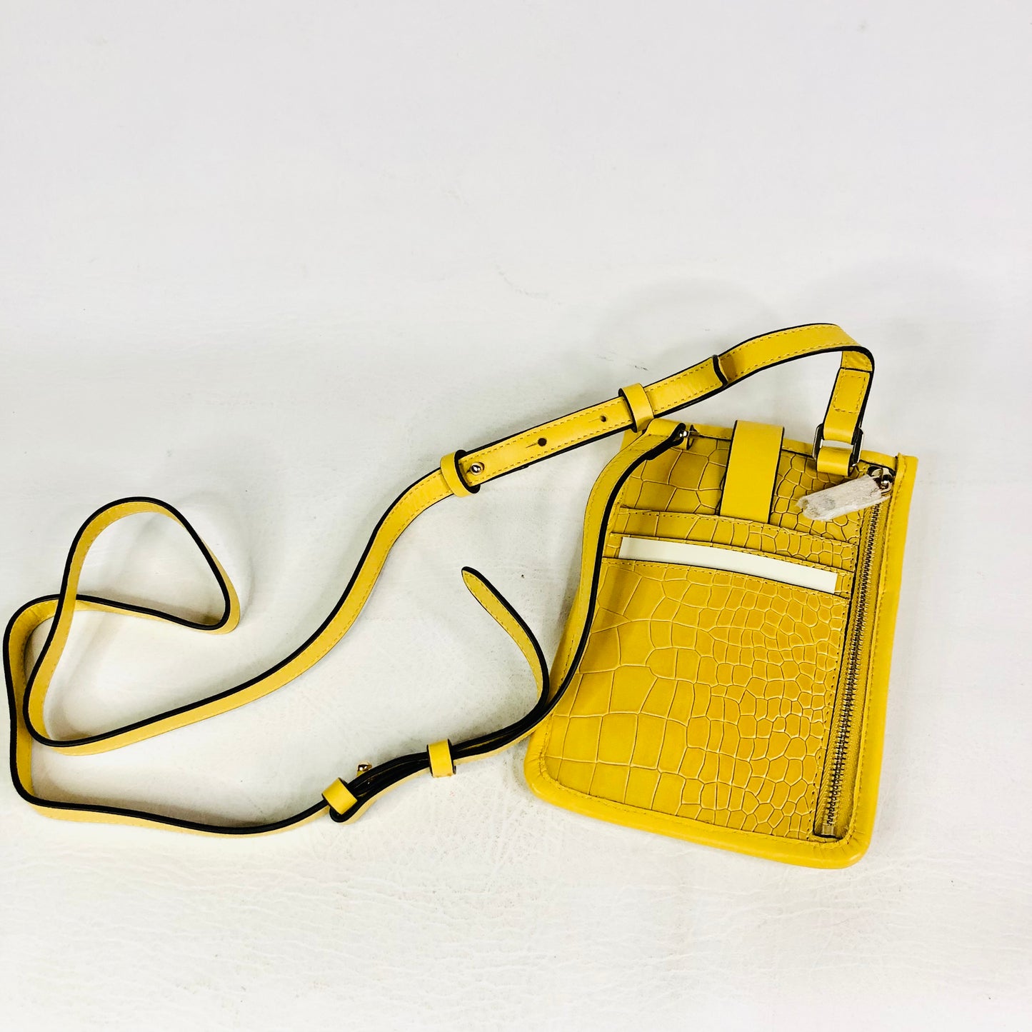 Radley London Cecil Road Mustard Yellow Leather Medium/Large Phone Crossbody Bag NEW