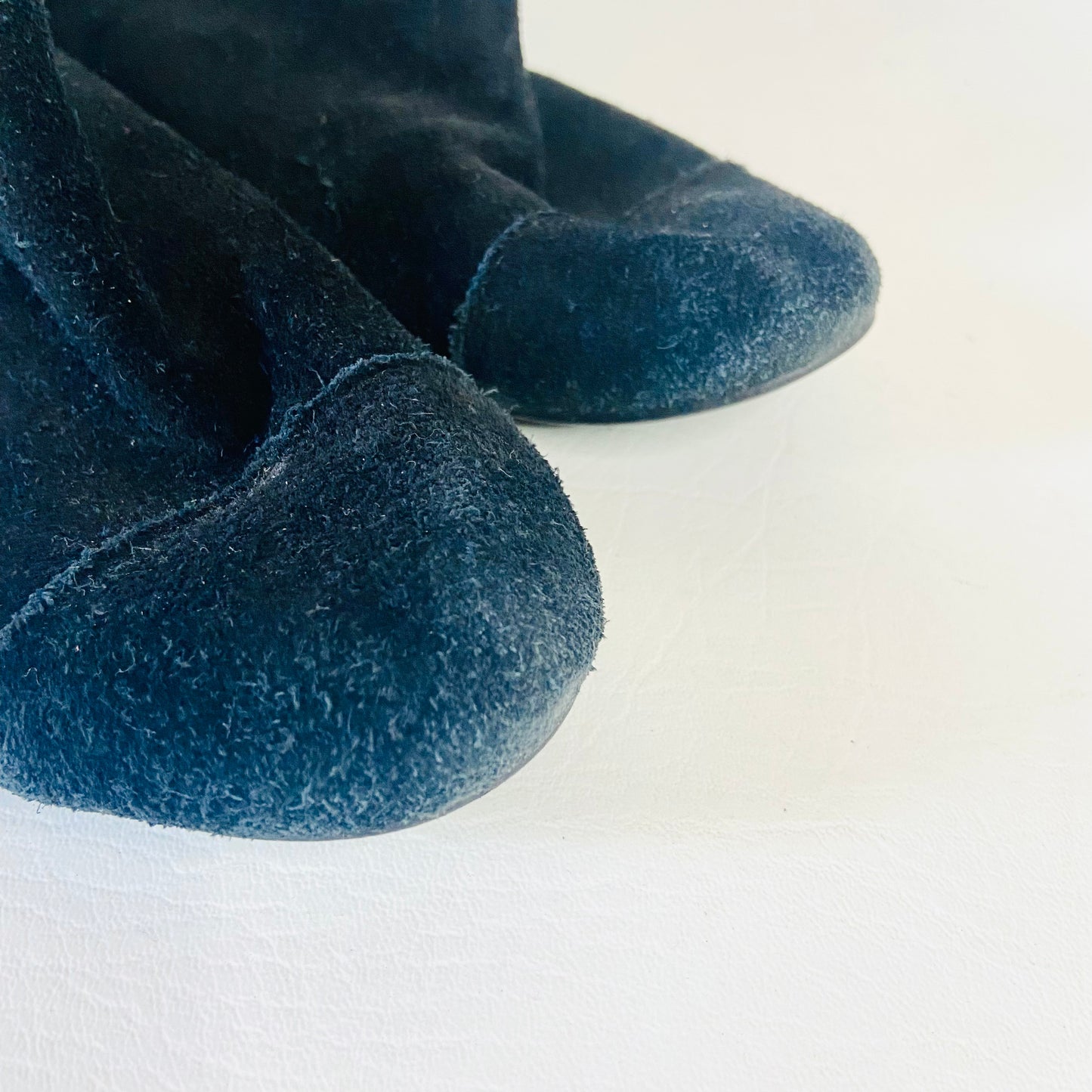 Topshop | Millicent Studded Black Suede Flat Ankle Boots | Edgy Boho Festival | Size 5 (38)