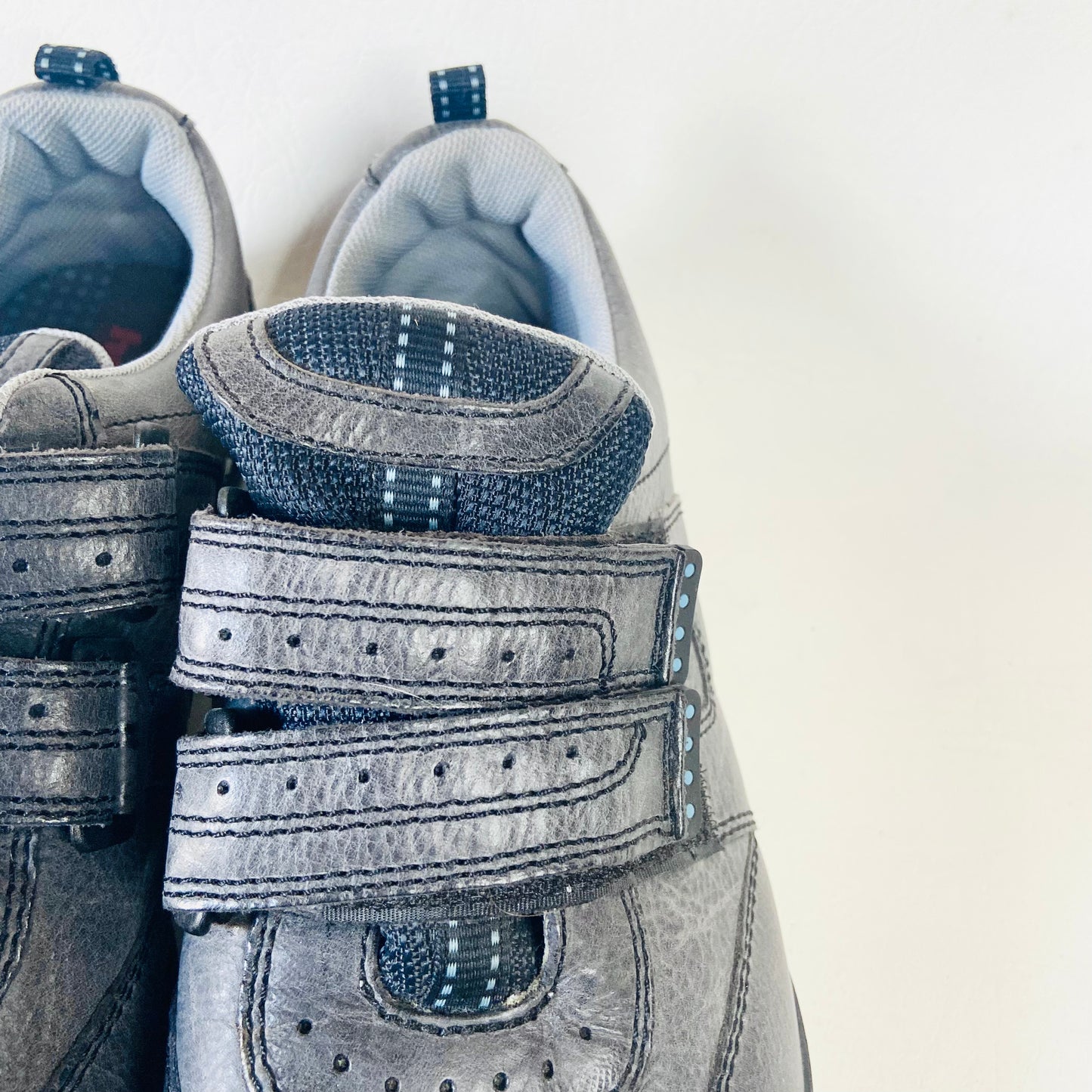 Hotter | Energise Men's Leather Casual Shoes Trainers | Dark Grey | Size 9 (43) | NEW