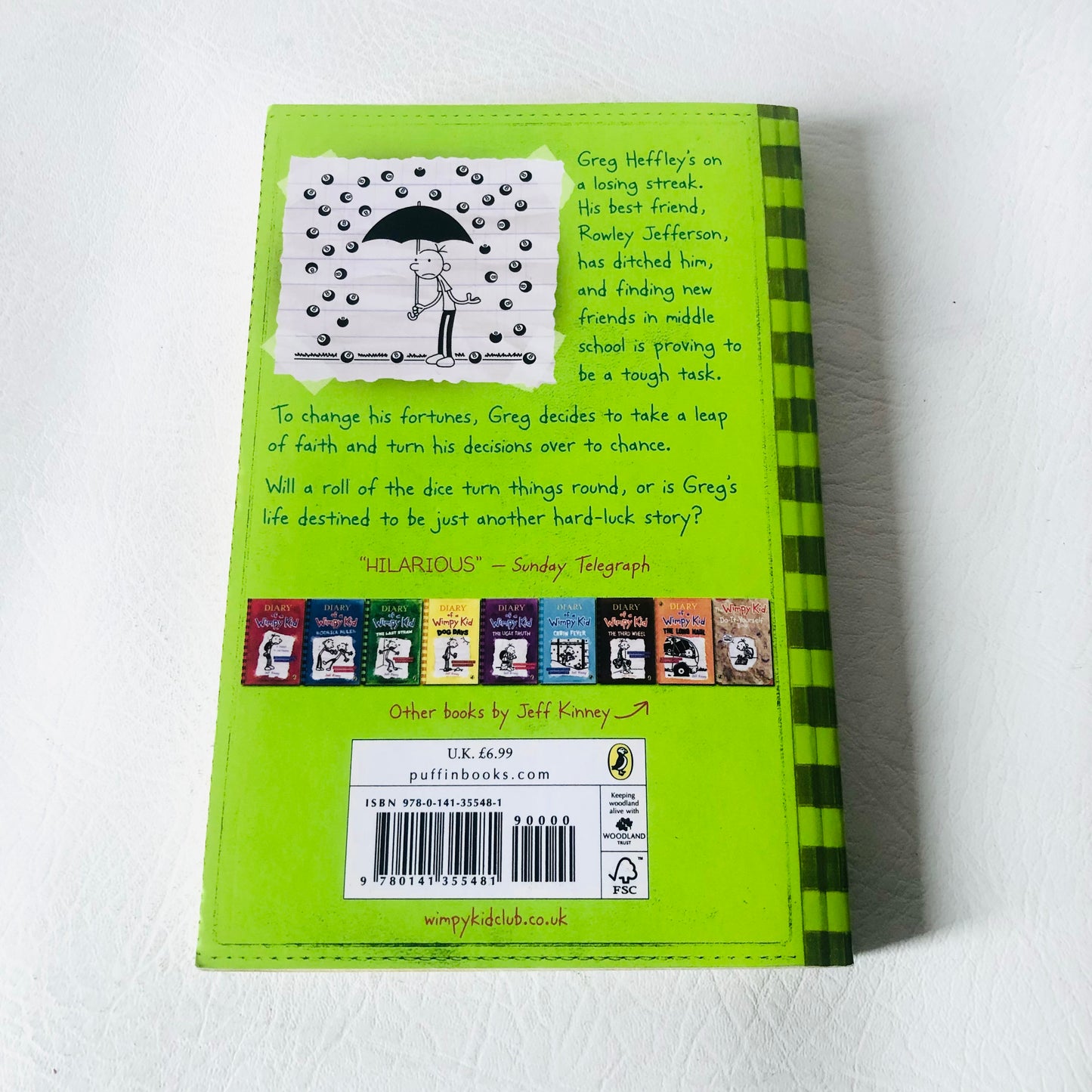 Diary of a Wimpy Kid: Hard Luck (Book 8) by Jeff Kinney (Paperback, 2013) Childrens Novel