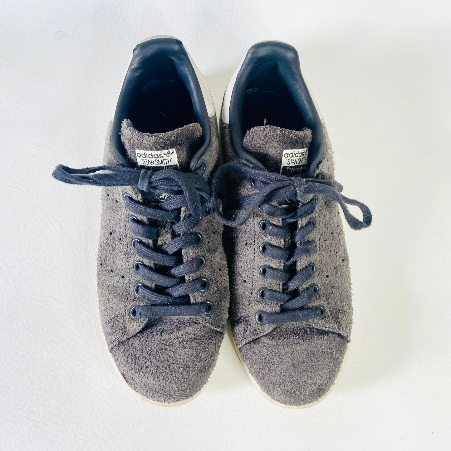 Adidas Originals | Stan Smith | Dark Grey | Suede Casual Trainers Sneaker | Mens Unisex | Size UK 5