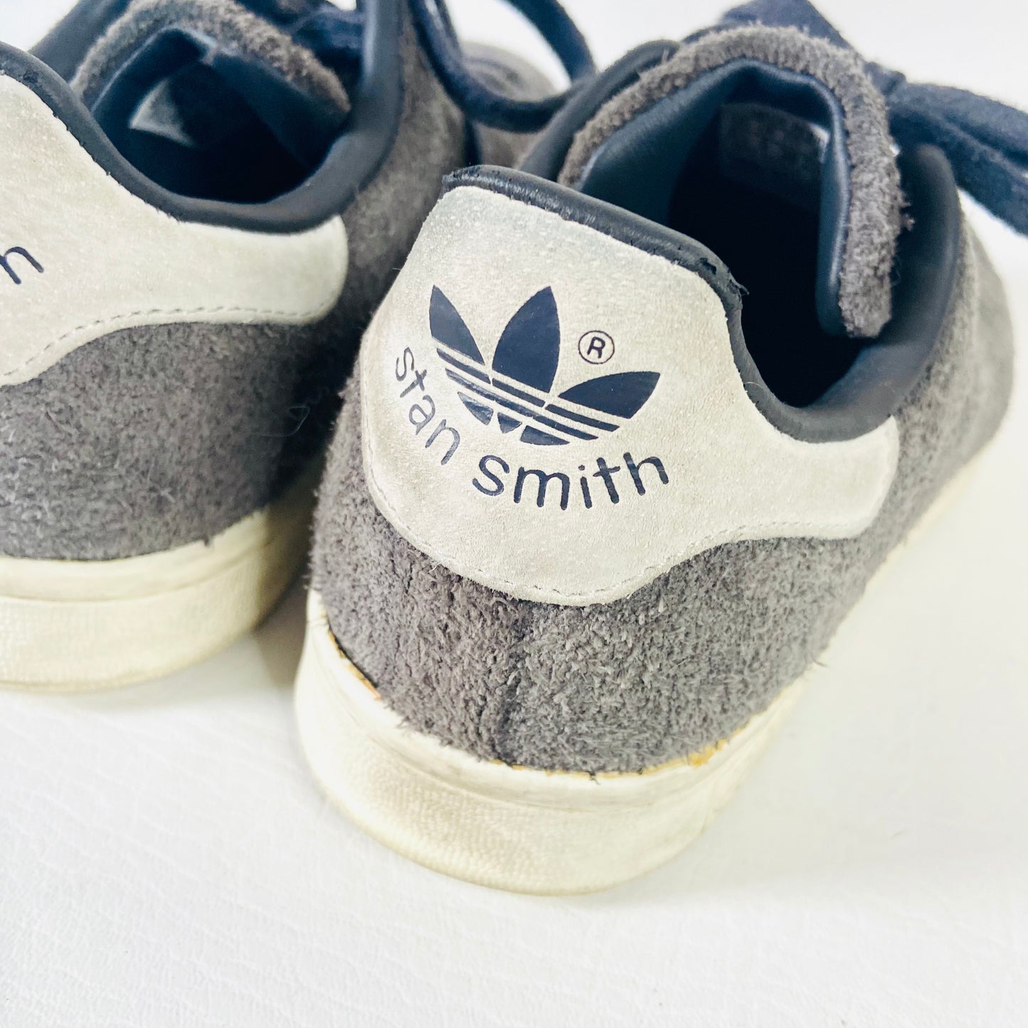 Adidas Originals | Stan Smith | Dark Grey | Suede Casual Trainers Sneaker | Mens Unisex | Size UK 5