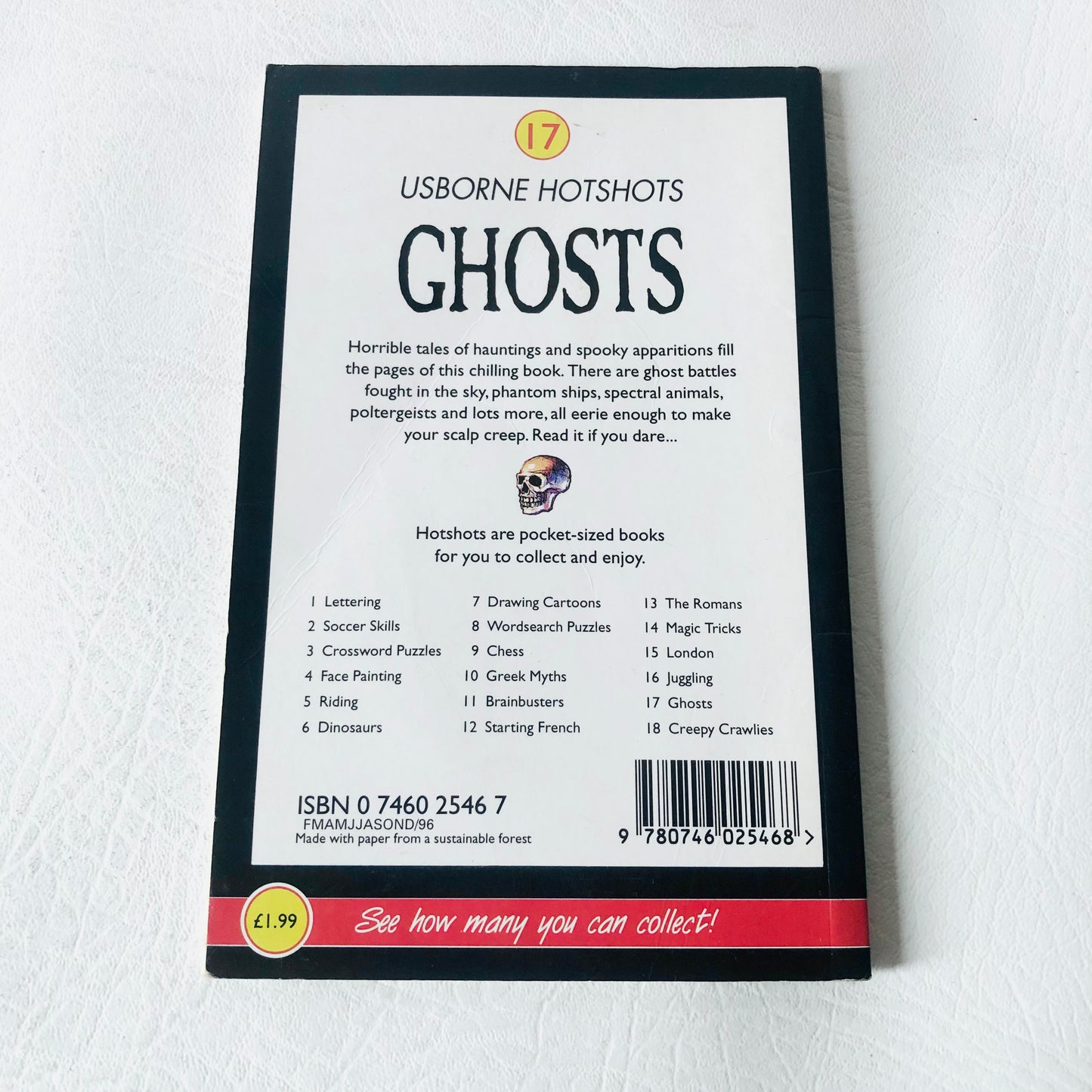 Ghosts (Usborne Hotshots), By Caroline Young Paperback Vintage 1996 Book Retro