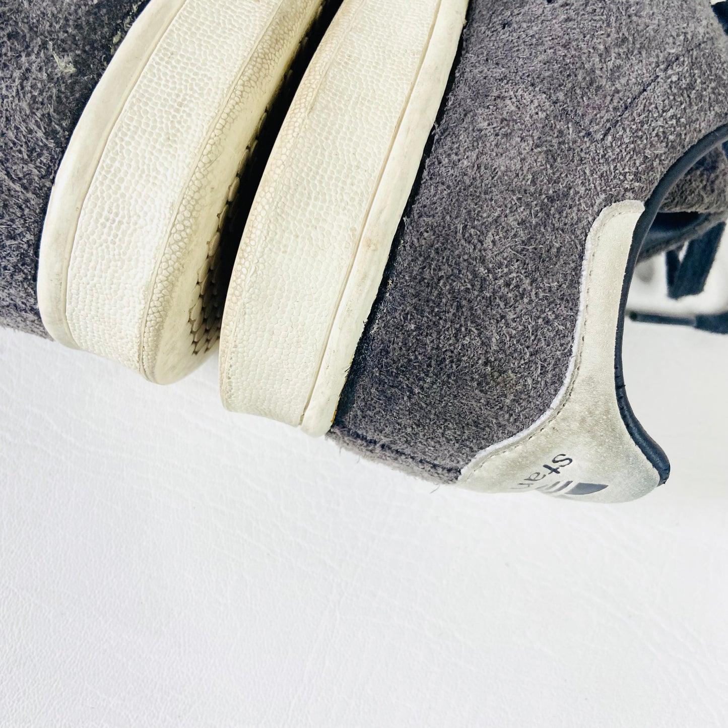 Adidas Originals | Stan Smith | Dark Grey | Suede Casual Trainers Sneaker | Mens Unisex | Size UK 5