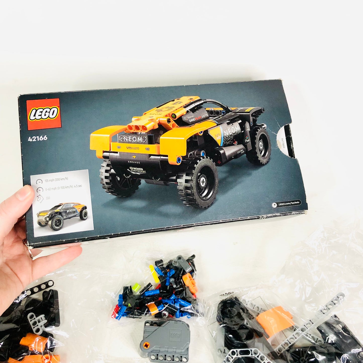 LEGO TECHNIC: Neom Mclaren Extreme E Race Car (42166) Bags Unopened See Description