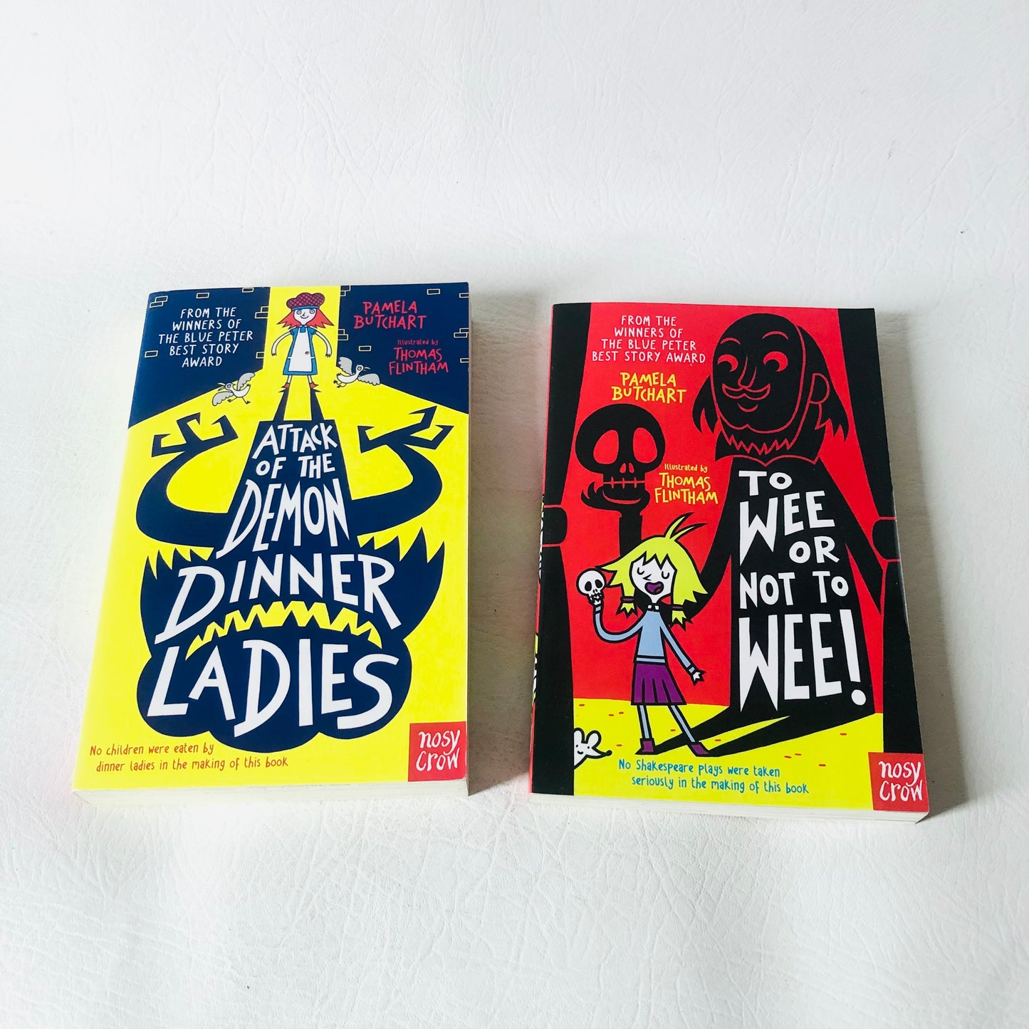 Pamela Butchart Book Bundle Lot of 2 Paperback To Wee Or Not To Wee & Attack of Demon Dinner Ladies