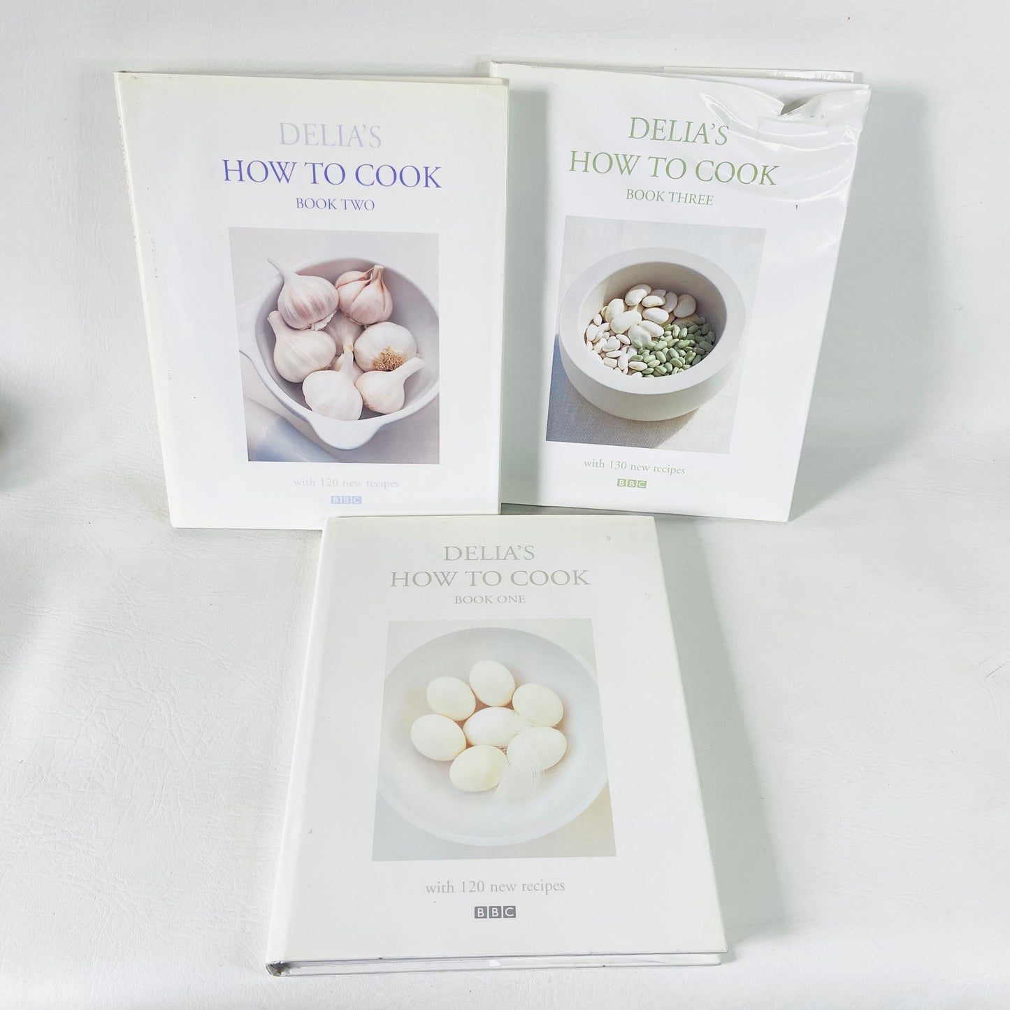 Delia Smith | Delia's How To Cook Vol 1, 2 & 3 | Hardback Cookery Books Bundle | BBC Y2K