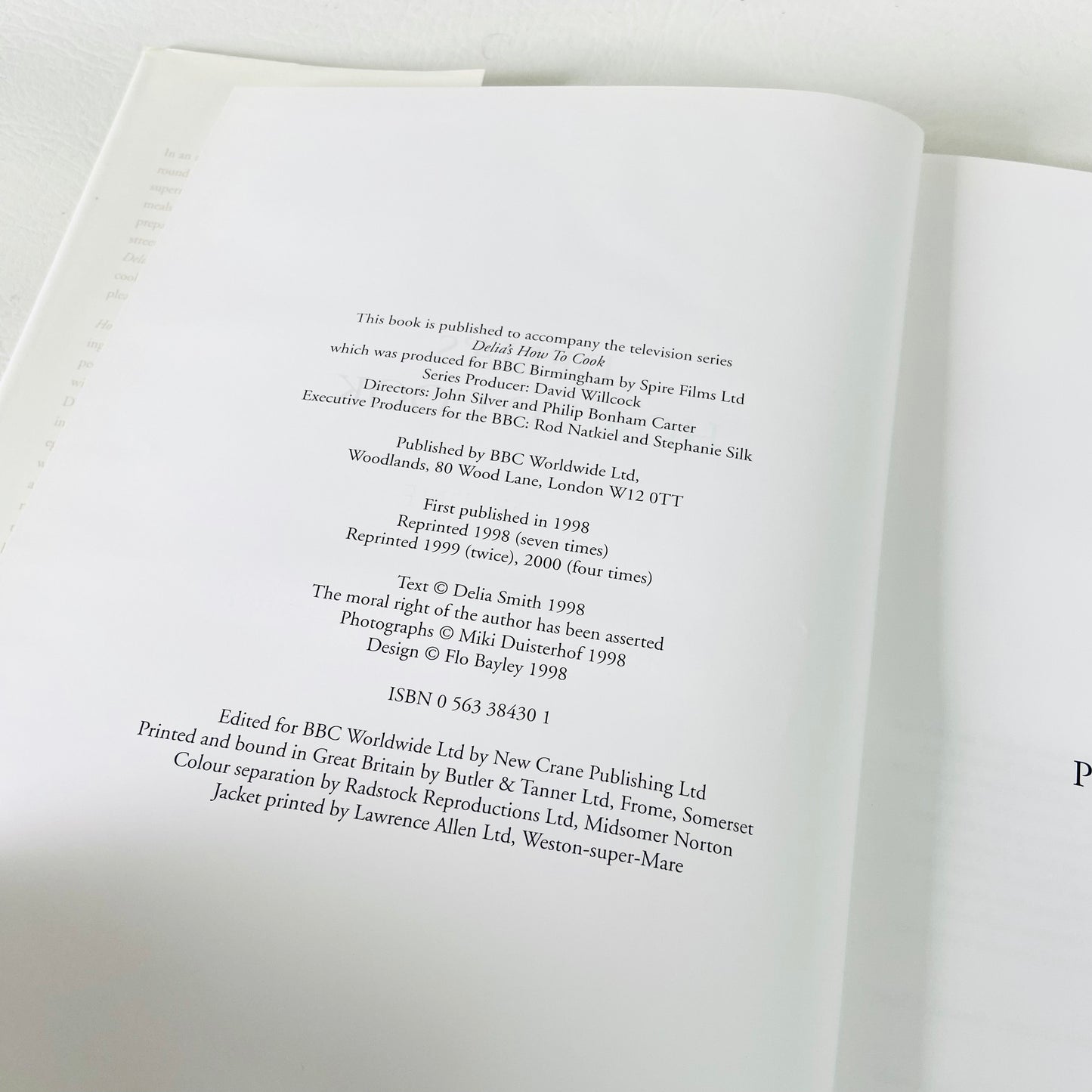 Delia Smith | Delia's How To Cook Vol 1, 2 & 3 | Hardback Cookery Books Bundle | BBC Y2K