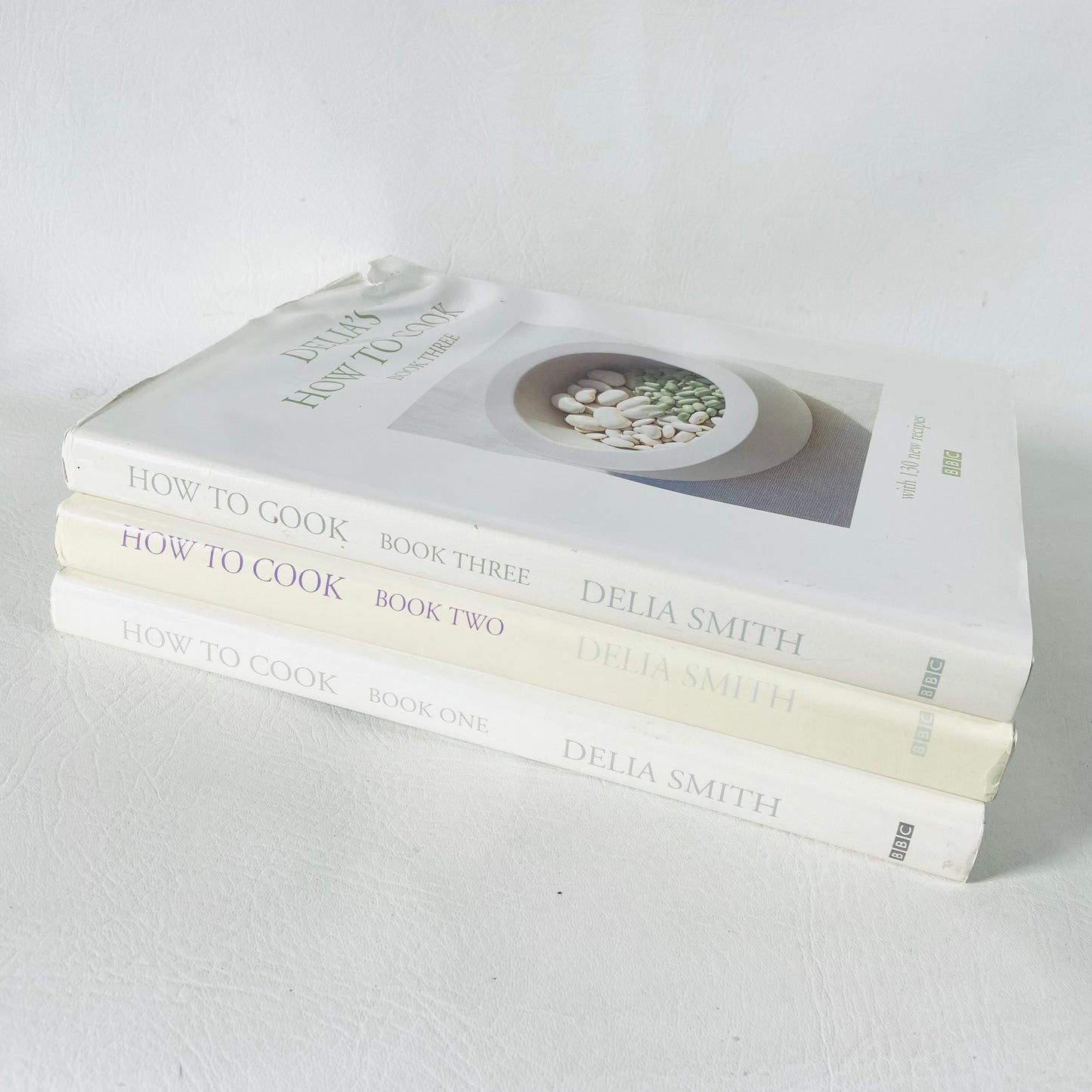 Delia Smith | Delia's How To Cook Vol 1, 2 & 3 | Hardback Cookery Books Bundle | BBC Y2K