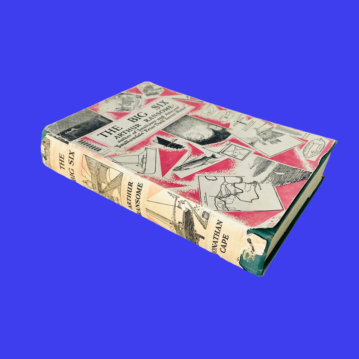 The Big Six | Arthur Ransome | 10th impression 1952 | Norfolk Broads Coot Club | Vintage | Amazon & Swallows