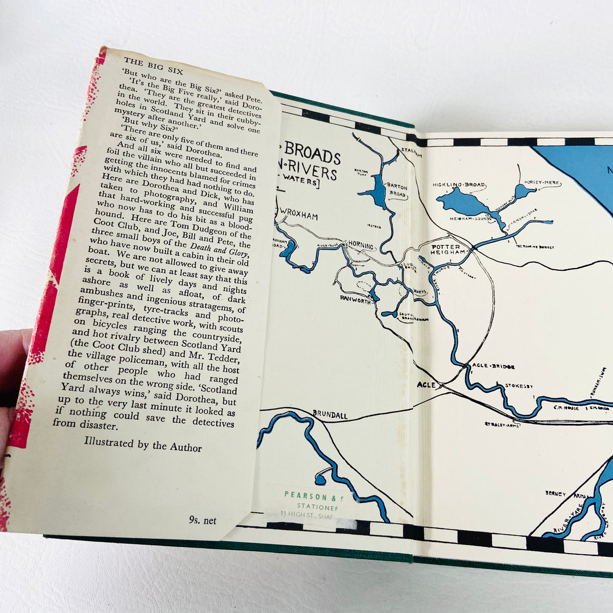 The Big Six | Arthur Ransome | 10th impression 1952 | Norfolk Broads Coot Club | Vintage | Amazon & Swallows