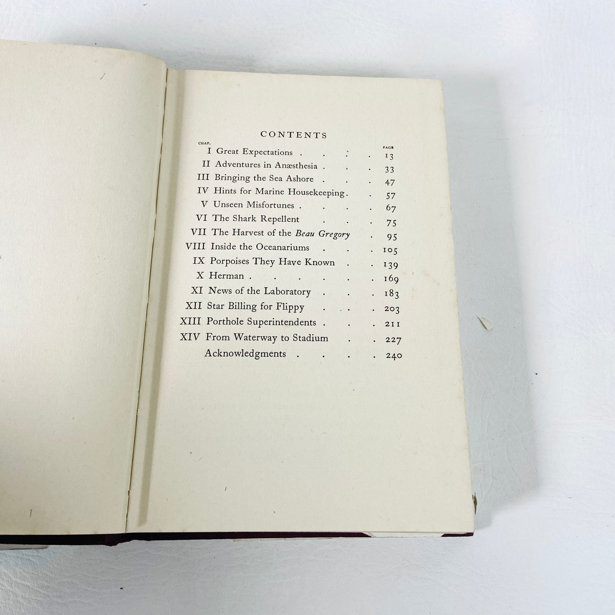 Window In The Sea | Ralph Nading Hill | Illustrated Hardback W/ Dust Jacket |1st Edition 1956