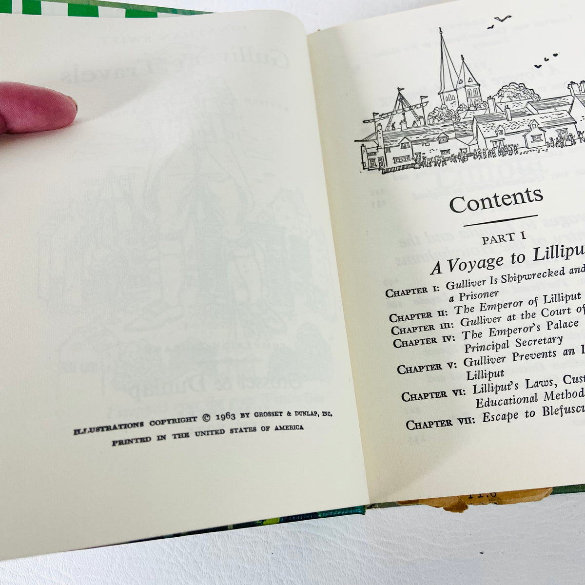 Gulliver’s Travels / Treasure Island | Companion Library 2-In-1 | Hardcover | Vintage 1963