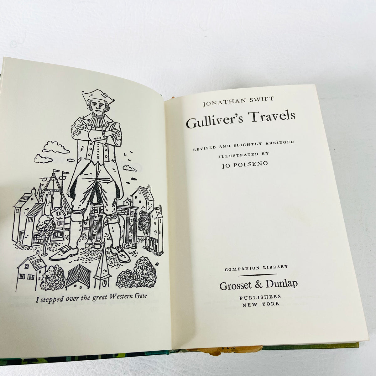 Gulliver’s Travels / Treasure Island | Companion Library 2-In-1 | Hardcover | Vintage 1963