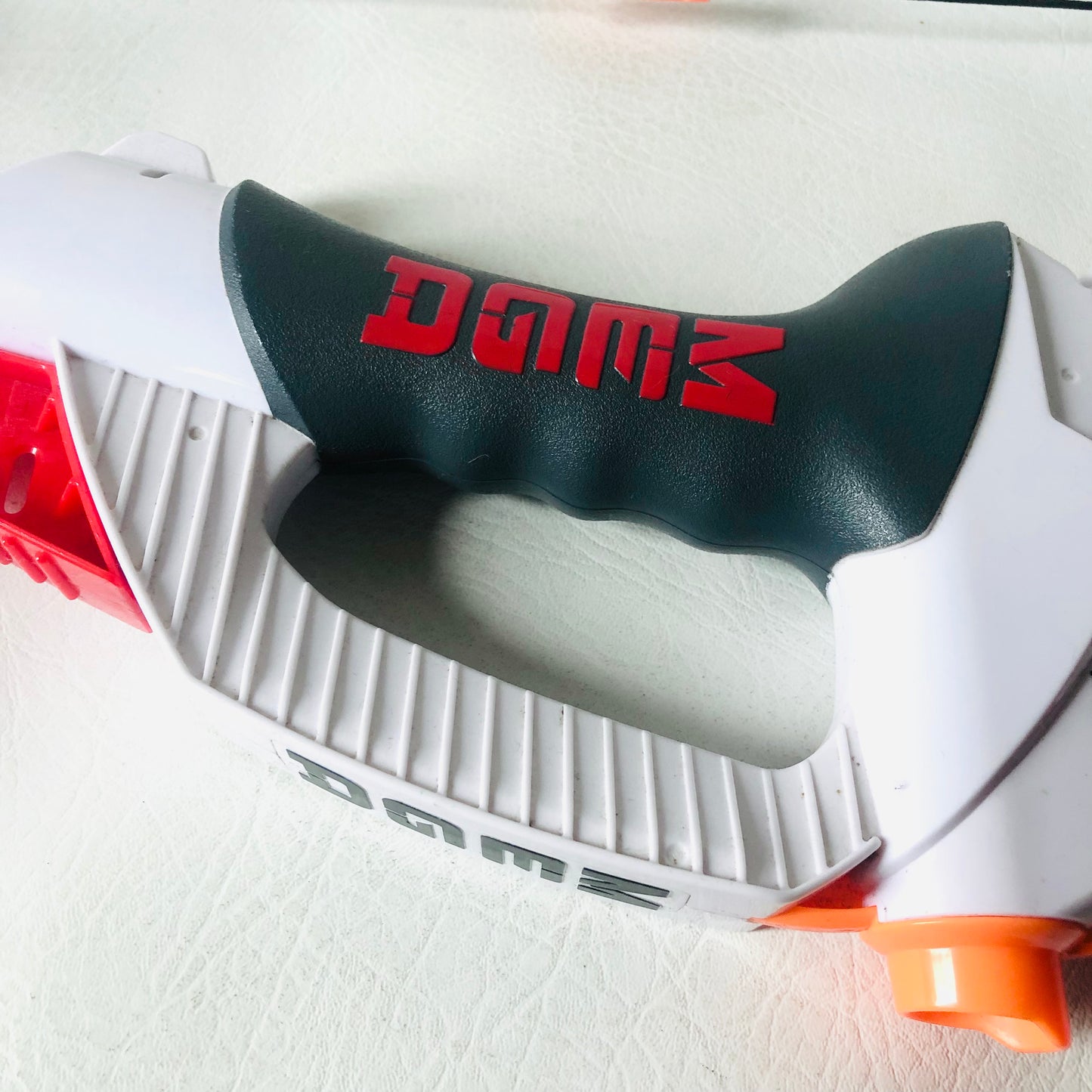 Nerf Mega Lightning Bow Red & White - Tested Working No Darts - RARE