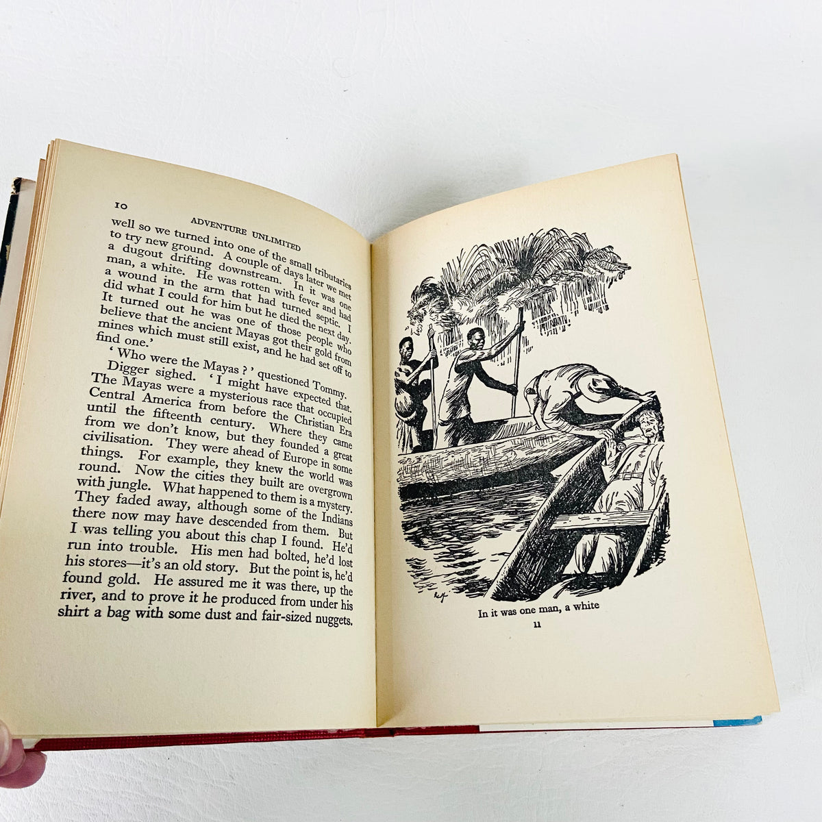 Adventure Unlimited | Captain W. E. Johns | Hardcover Hardback | Dust Jacket | Vintage 1958