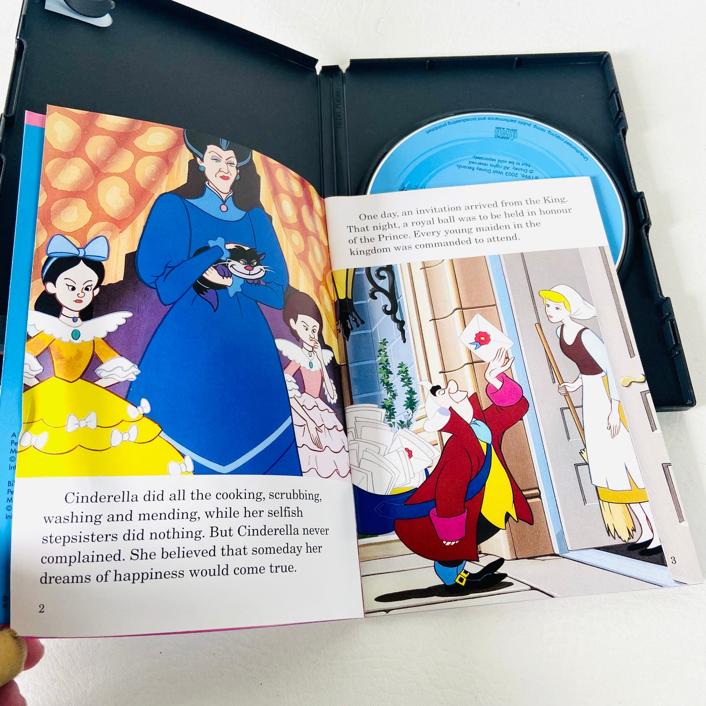 Disney | 3x Read to Me Book & CD Bundle | Kids Young Reader | Travel Audiobook | Tangled Sleeping Beauty Cinderella