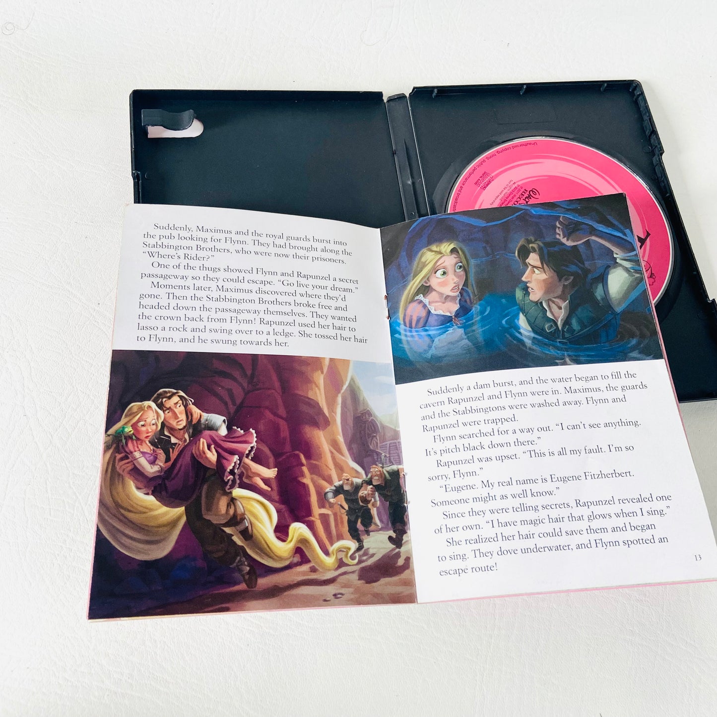 Disney | 3x Read to Me Book & CD Bundle | Kids Young Reader | Travel Audiobook | Tangled Sleeping Beauty Cinderella