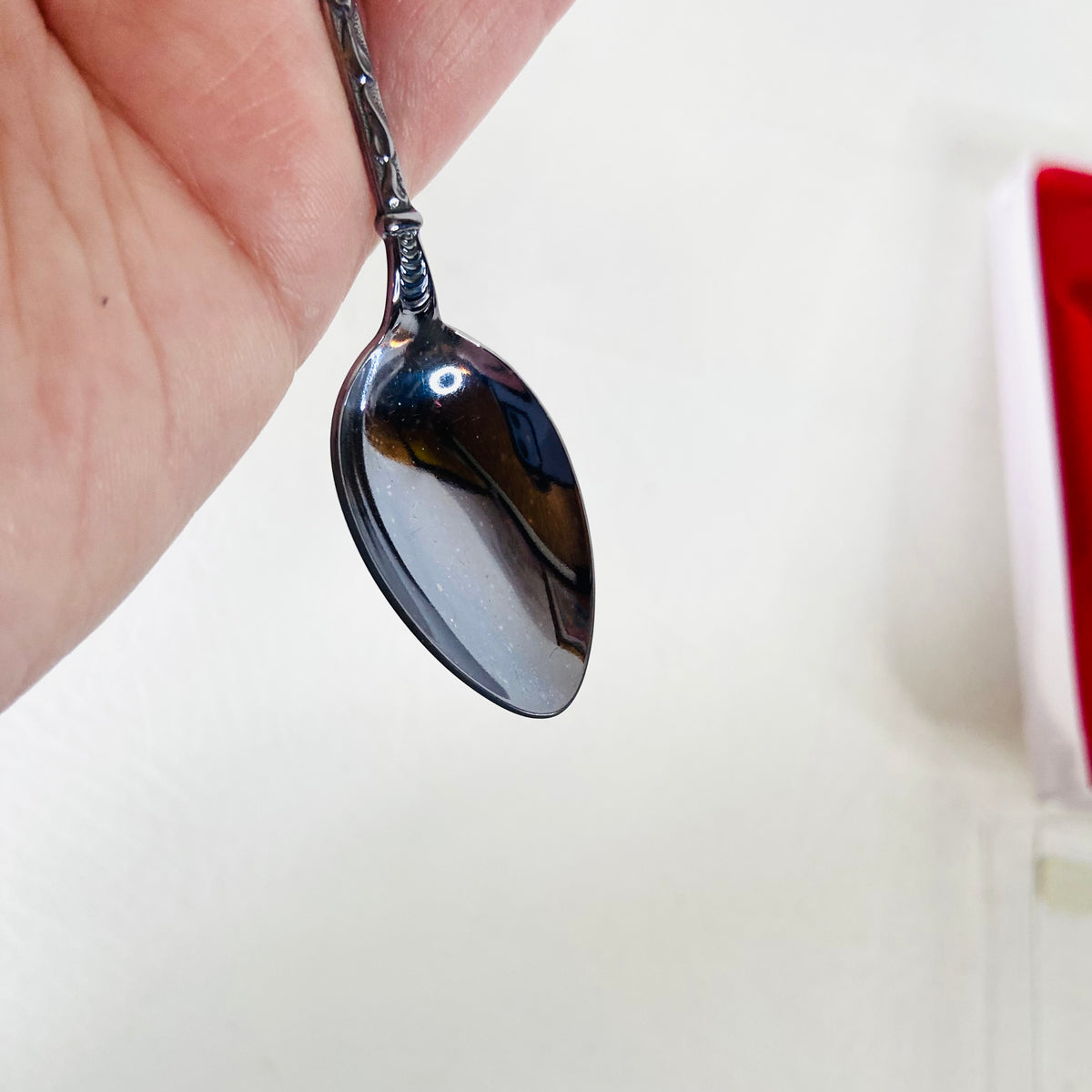 Silver Plated (Versilbilt) Souvenir Teaspoon | Austrian Alpine | Tyrolean Feathered Hat | Boxed | Vintage