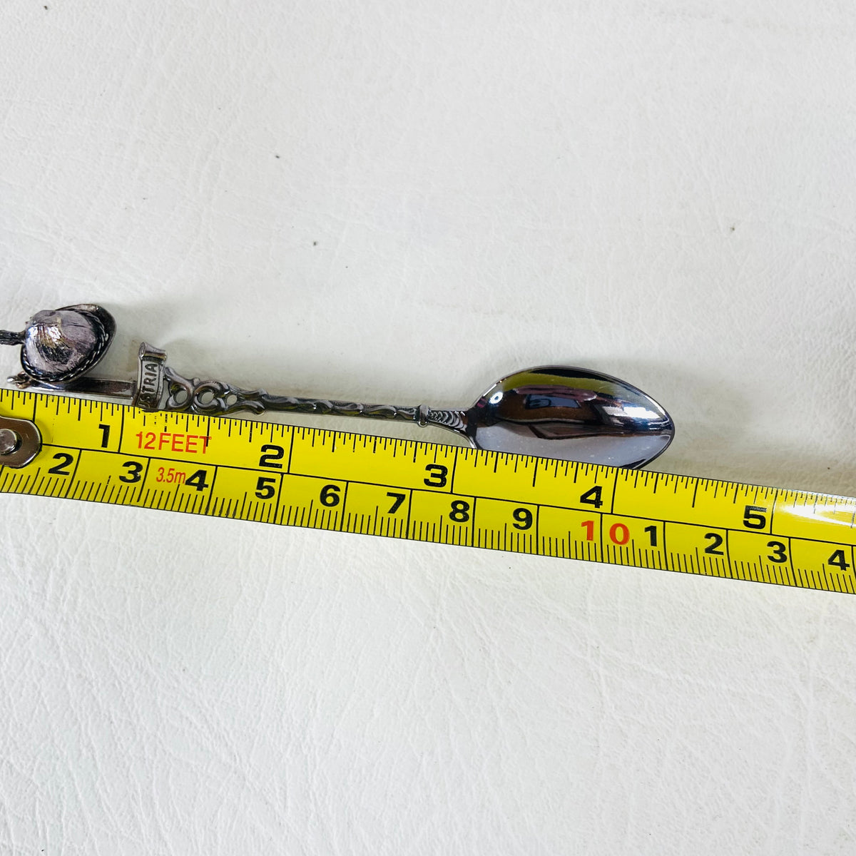 Silver Plated (Versilbilt) Souvenir Teaspoon | Austrian Alpine | Tyrolean Feathered Hat | Boxed | Vintage