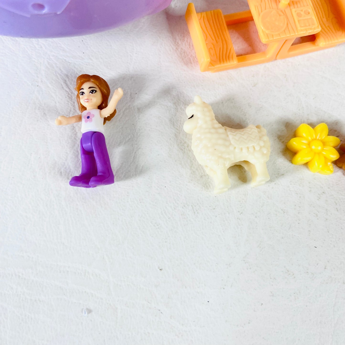 Polly Pocket | Camp Adventure Llama Compact | Playset With Figures & Accessories | 60% Complete