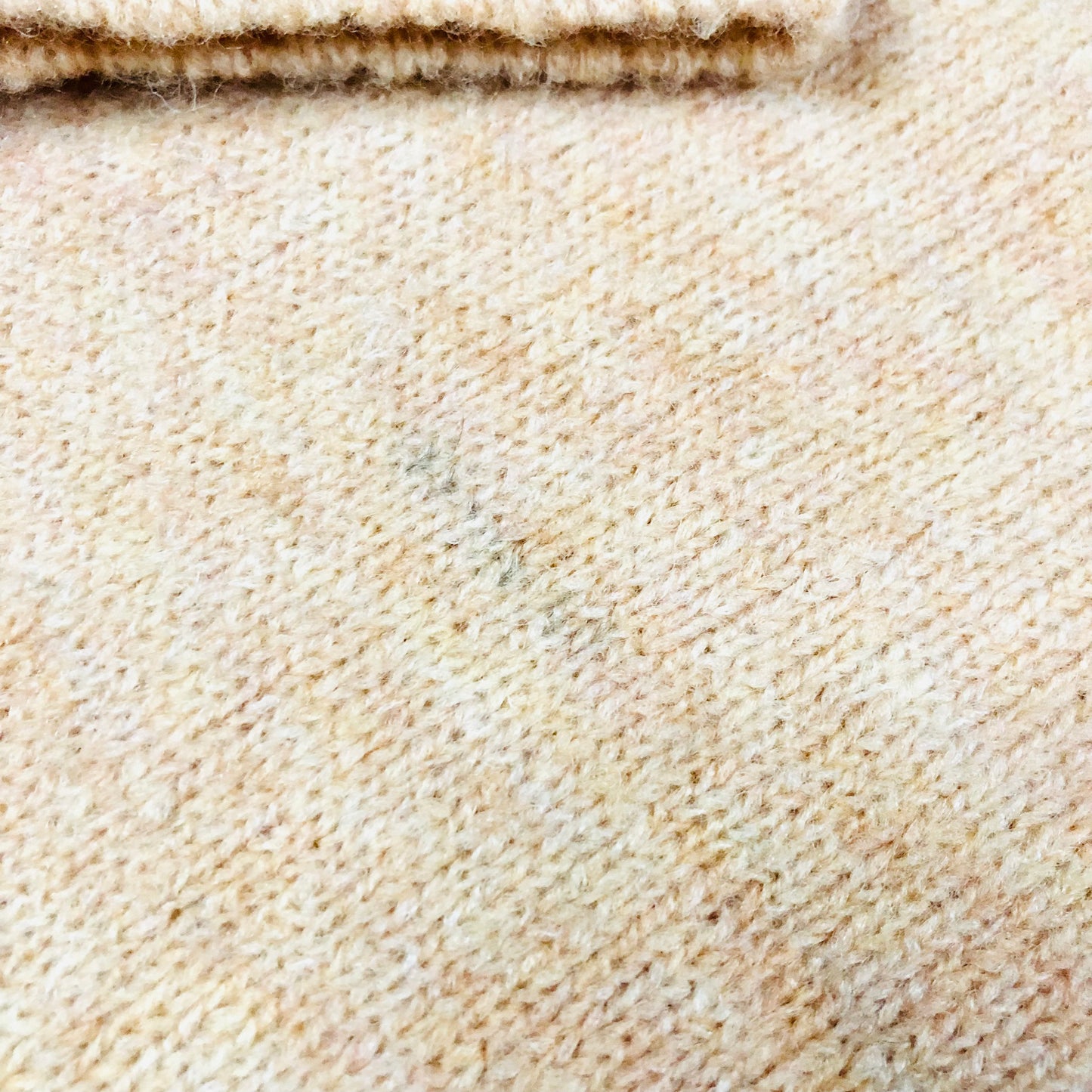 Sandwich_ Clothing Peach Nude Wool Blend Knit Jumper Split Back Size XL NEW