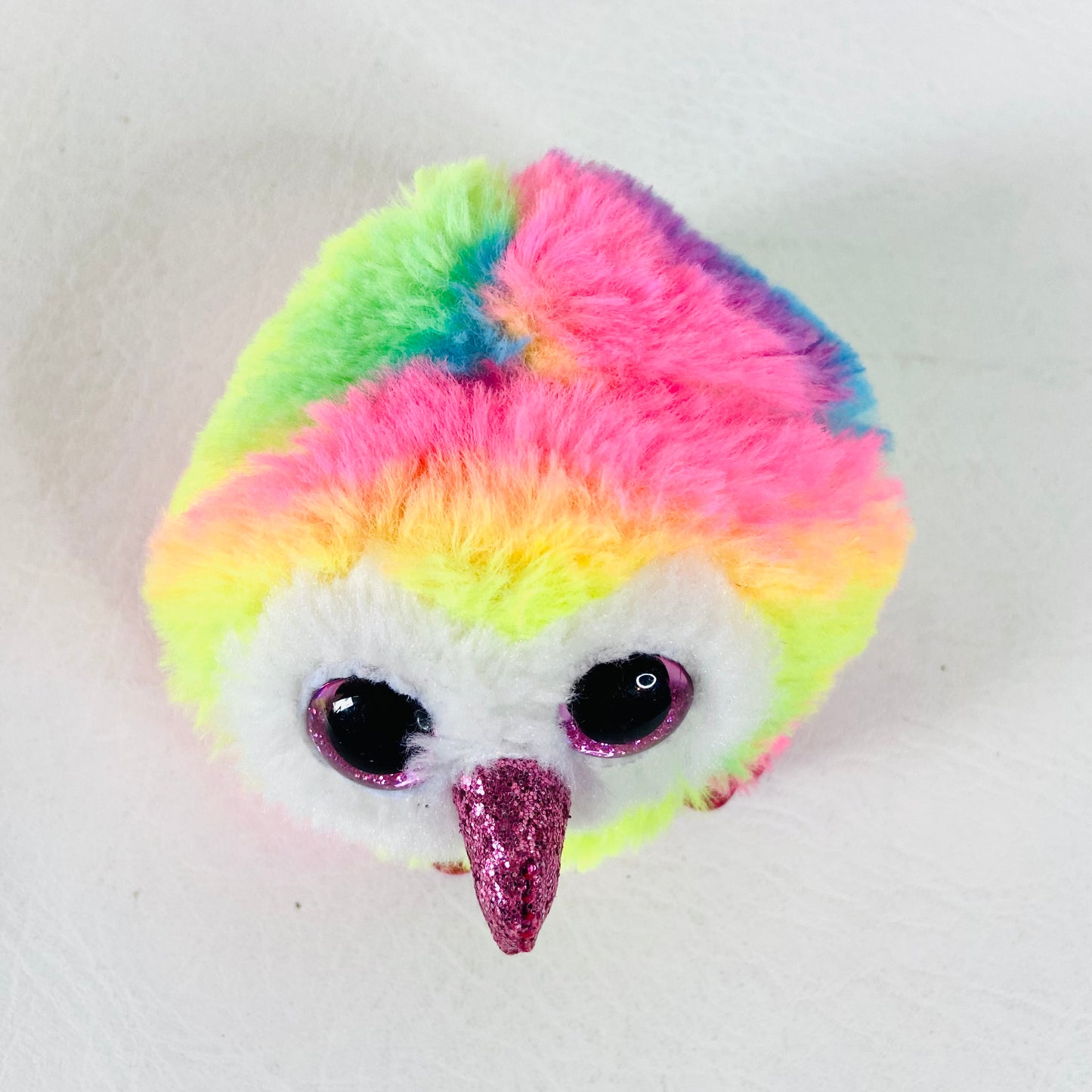 Ty Beanie Balls | Owen The Rainbow Owl | Plush Soft Toy | 9cm | 2023