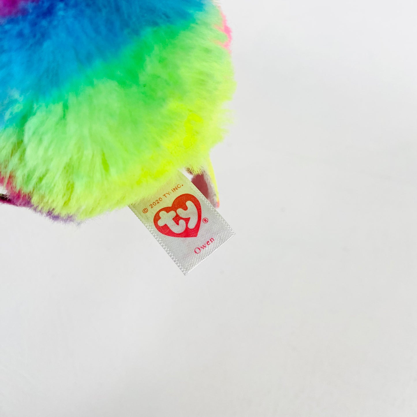 Ty Beanie Balls | Owen The Rainbow Owl | Plush Soft Toy | 9cm | 2023