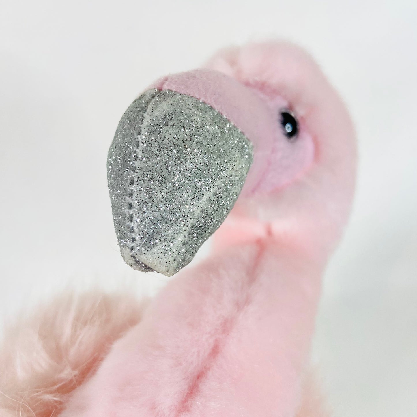 John Lewis | Pink & Silver | Flamingo | Soft Plush Toy | 15" / 38cm