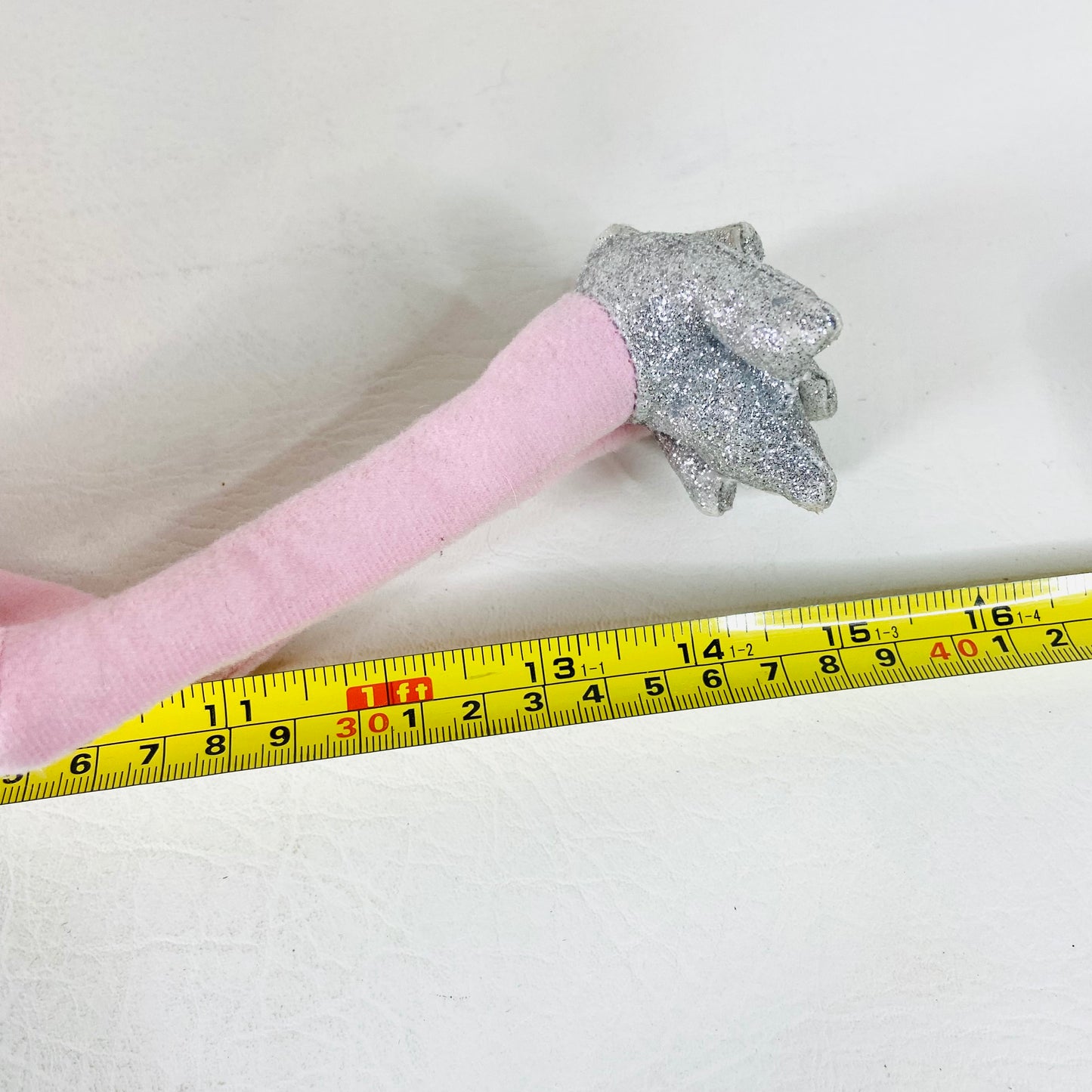 John Lewis | Pink & Silver | Flamingo | Soft Plush Toy | 15" / 38cm