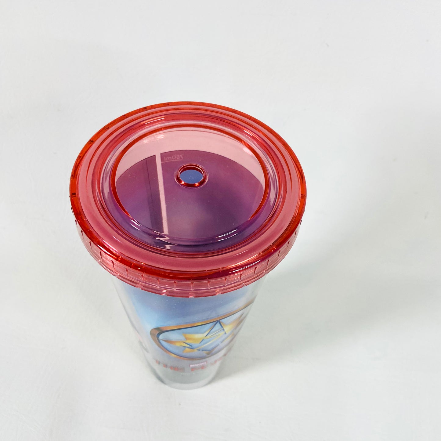 The Marvels | Odeon Exclusive | Collectors Cup  | Sipper Cup Tumbler With Lid | Official Licensed | Red & Blue