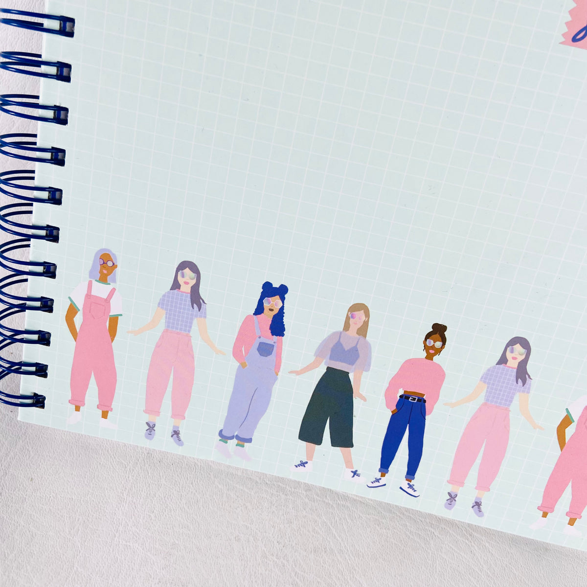 Girl Talk Fashion | Art Scrapbook | Spiral bound | Hardback | New
