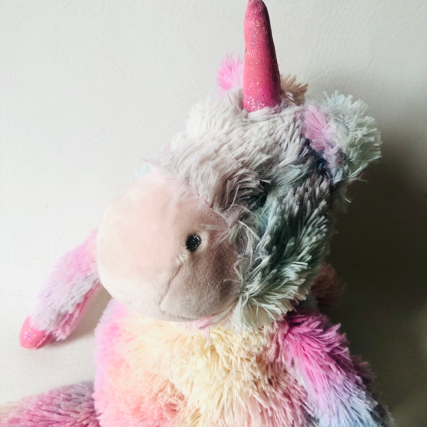 Warmies Pink Rainbow Unicorn Microwaveable Soft Toy Plush Approx 15" Heatable