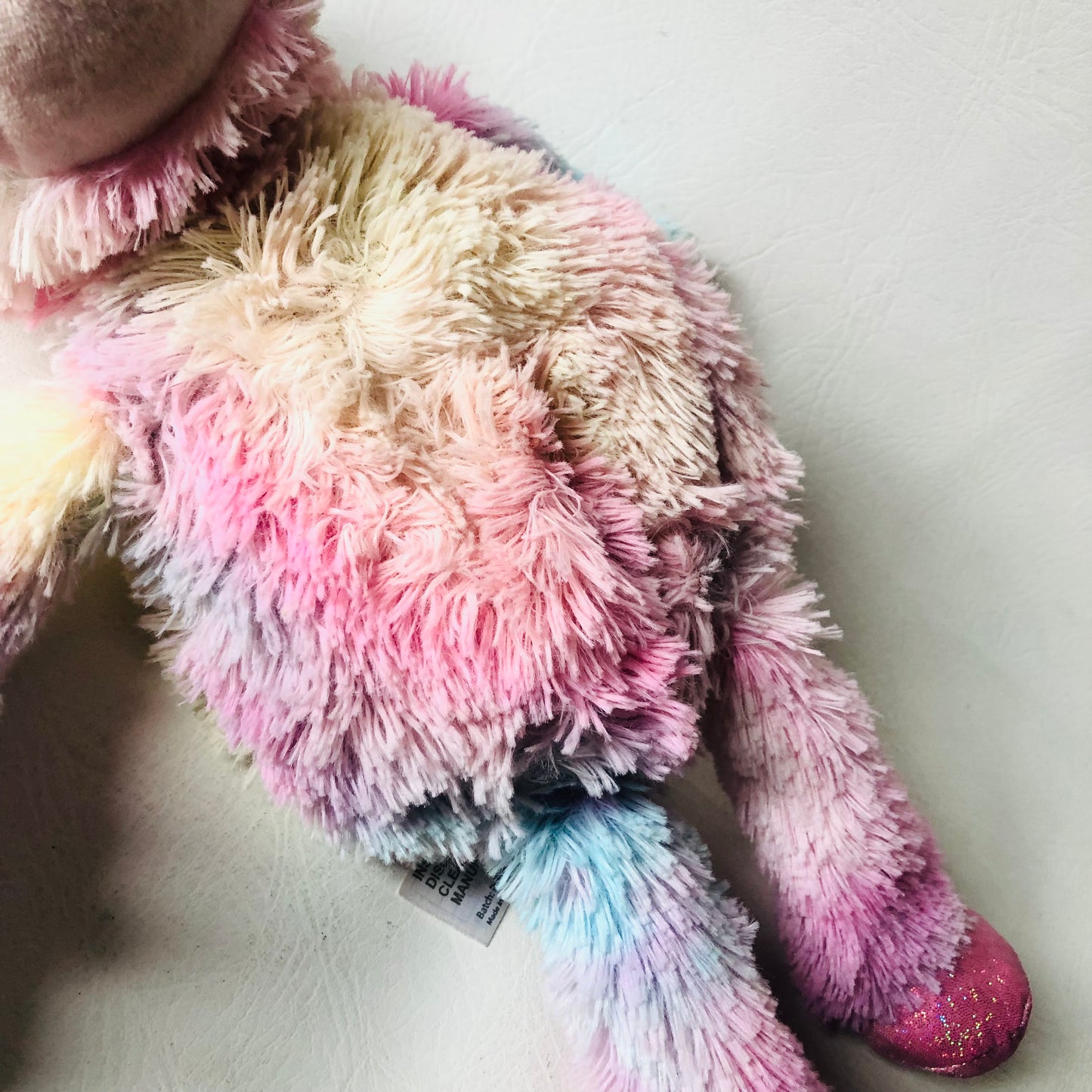 Warmies Pink Rainbow Unicorn Microwaveable Soft Toy Plush Approx 15" Heatable
