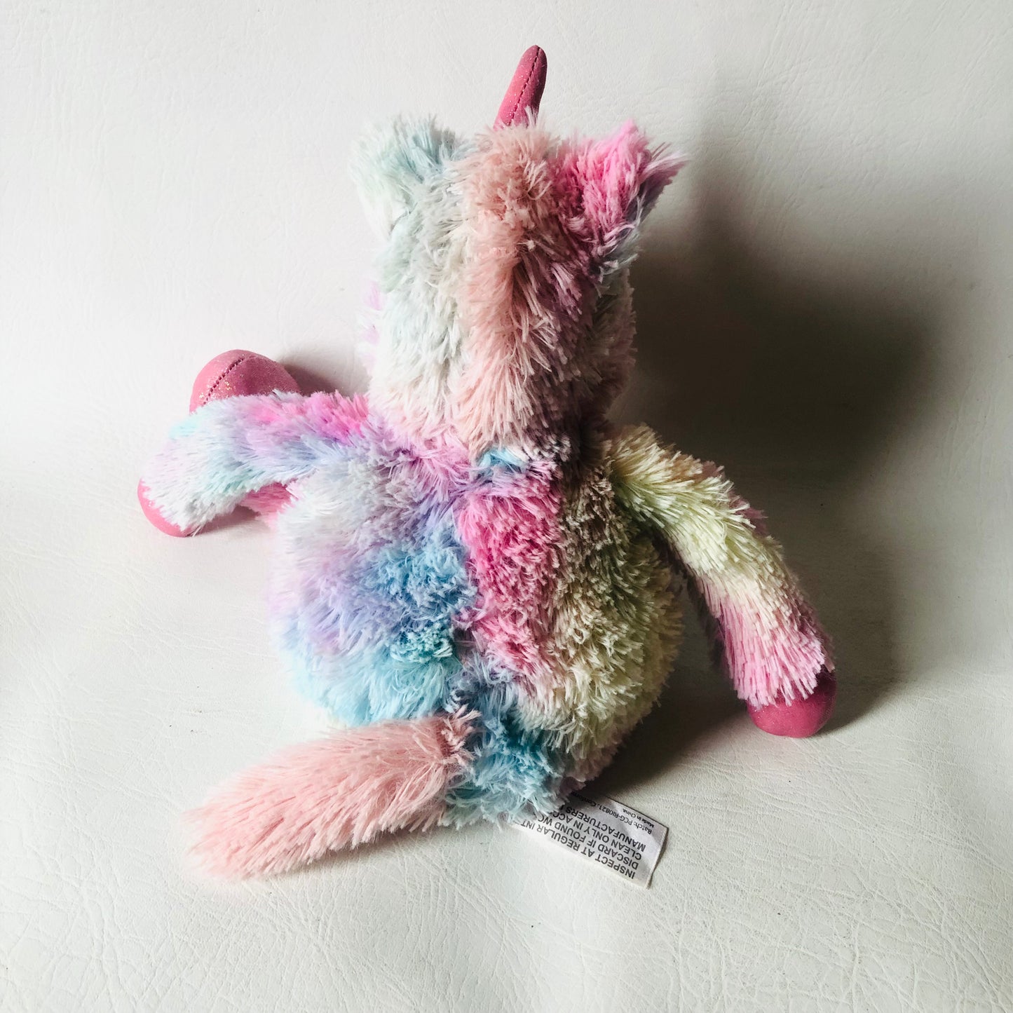 Warmies Pink Rainbow Unicorn Microwaveable Soft Toy Plush Approx 15" Heatable